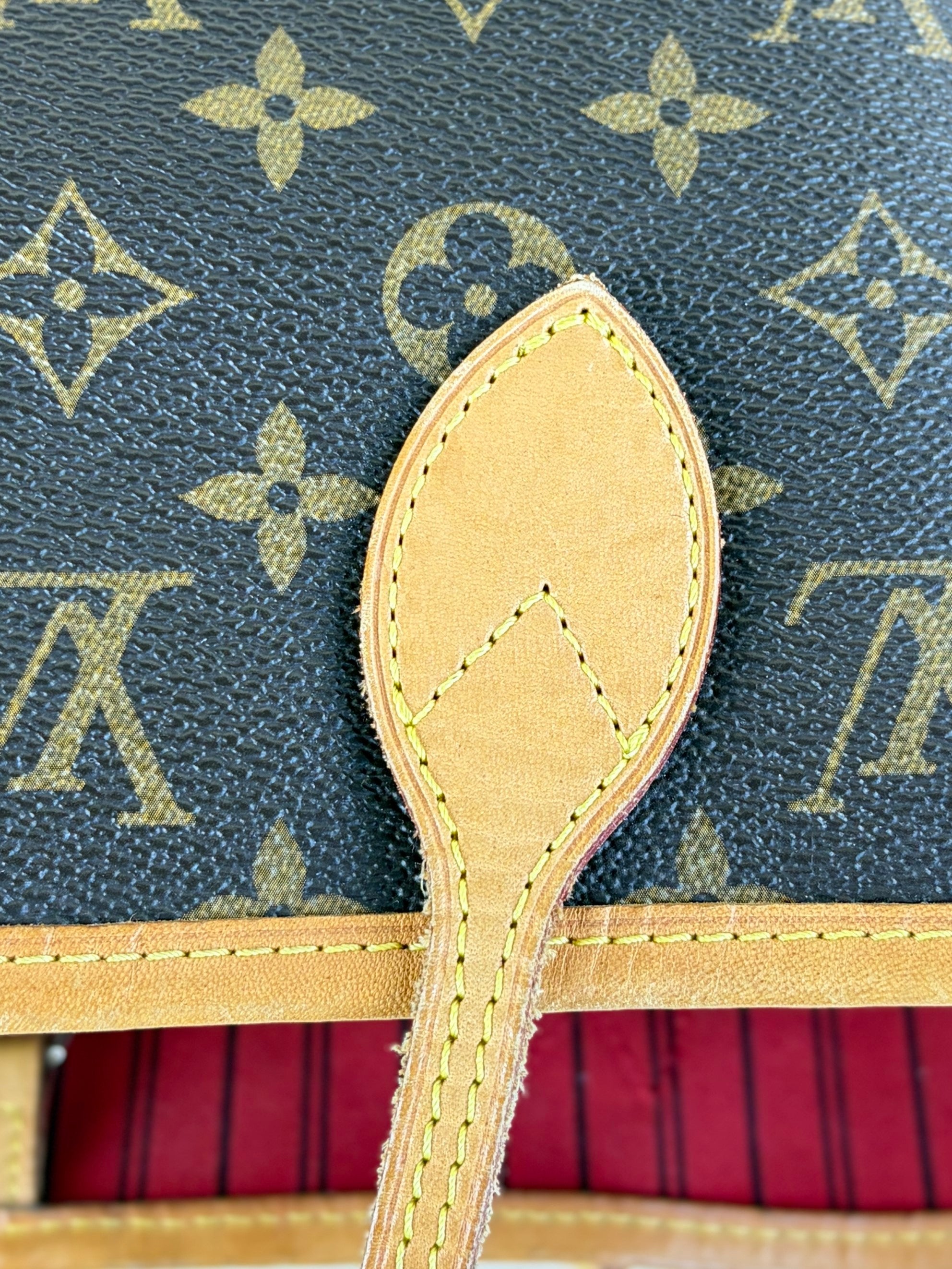 Louis Vuitton monogram canvas Never full MM Bag