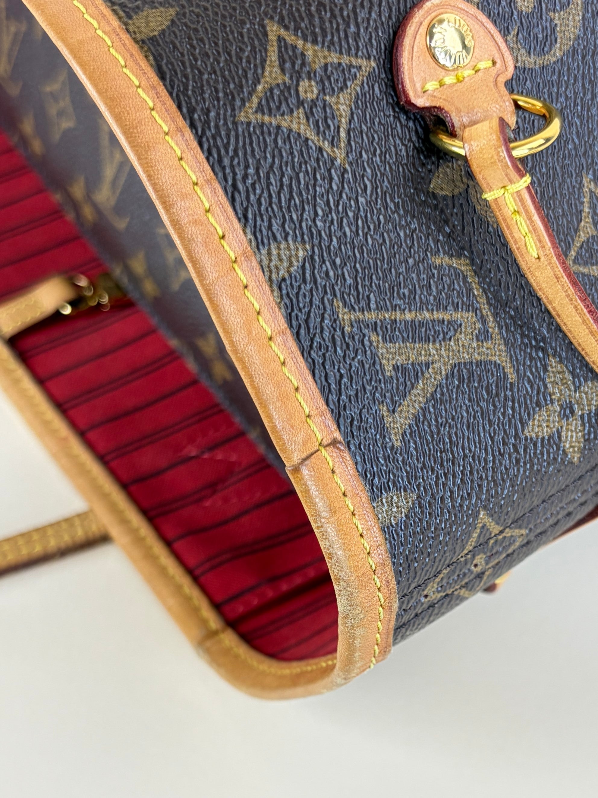 Louis Vuitton monogram canvas Never full MM Bag