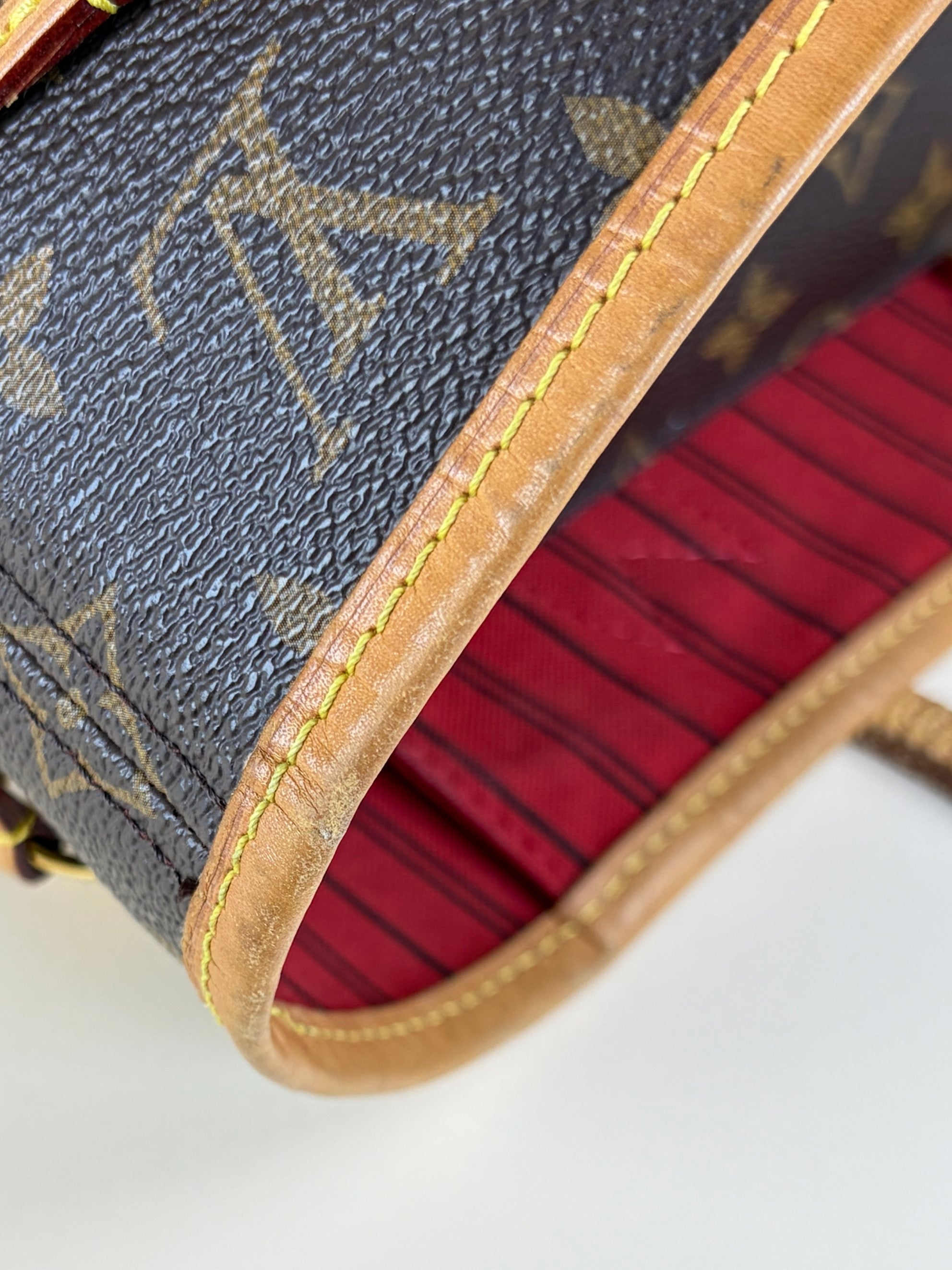 Louis Vuitton monogram canvas Never full MM Bag