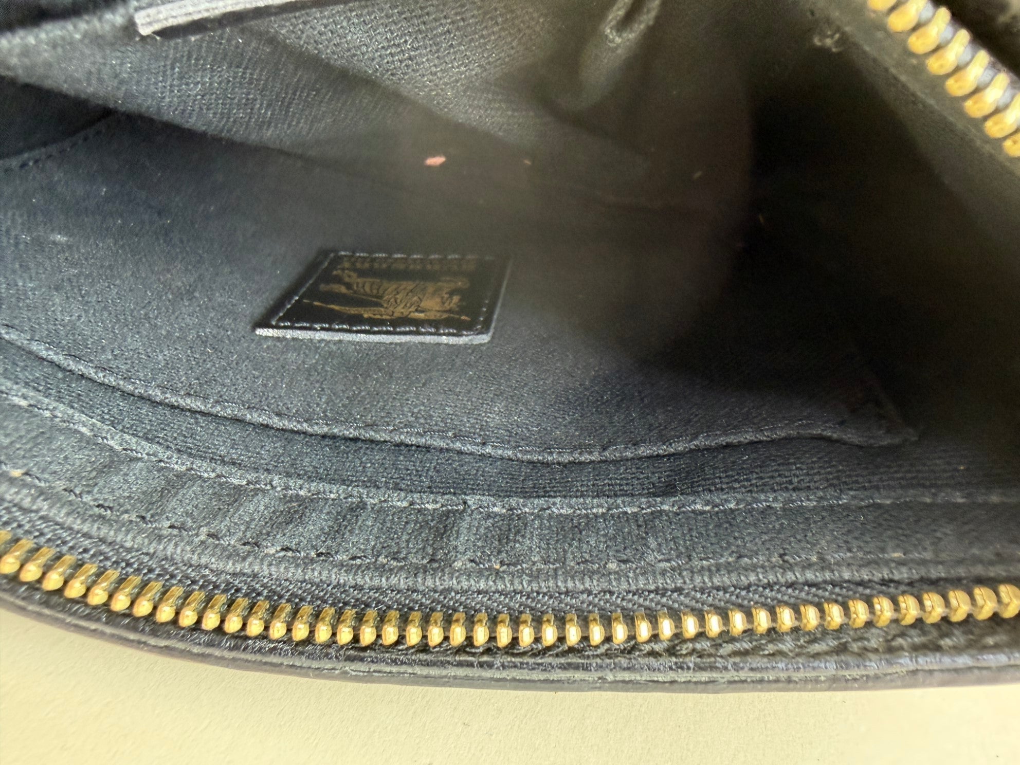 Burberry Bicolor Haymarket Check Mini Shoulder Bag