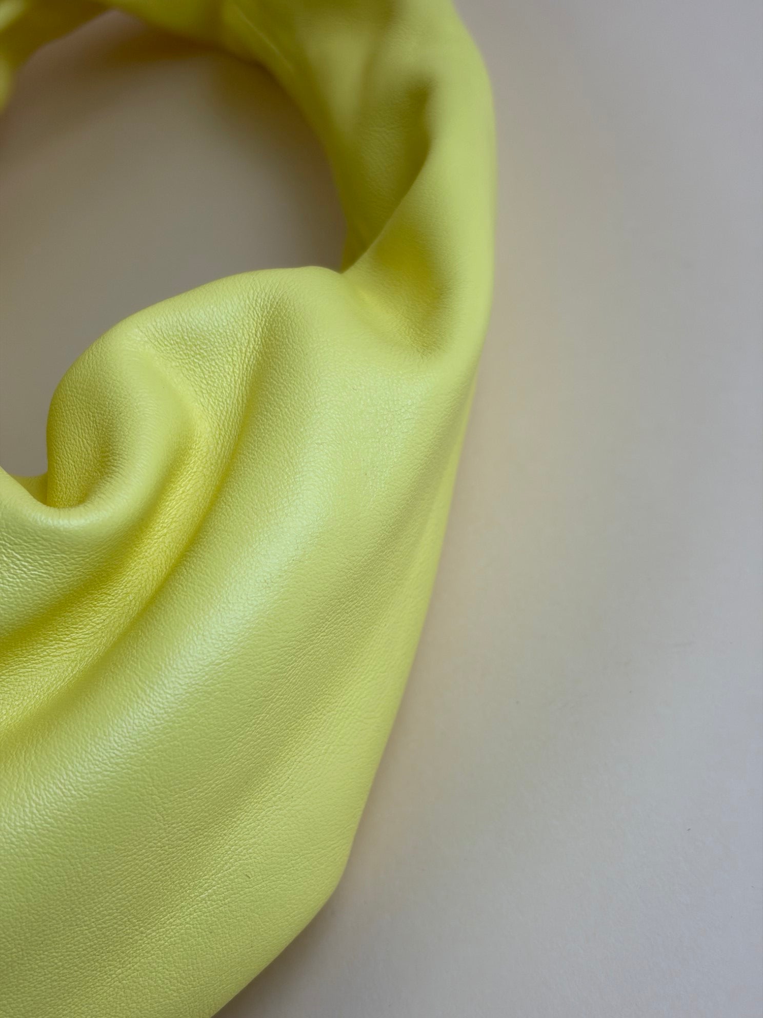 Bottega Veneta Yellow The Shoulder Small Pouch