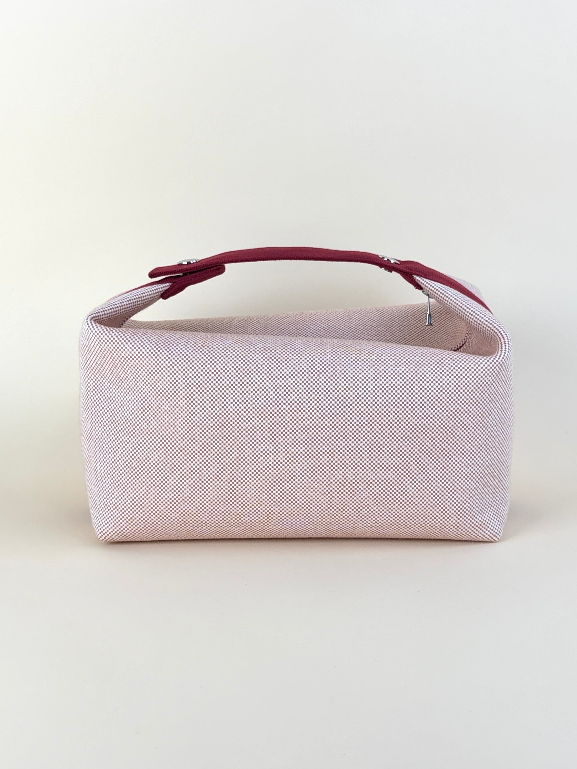 Hermes terracotta canvas Bride A Brac cabriole large case