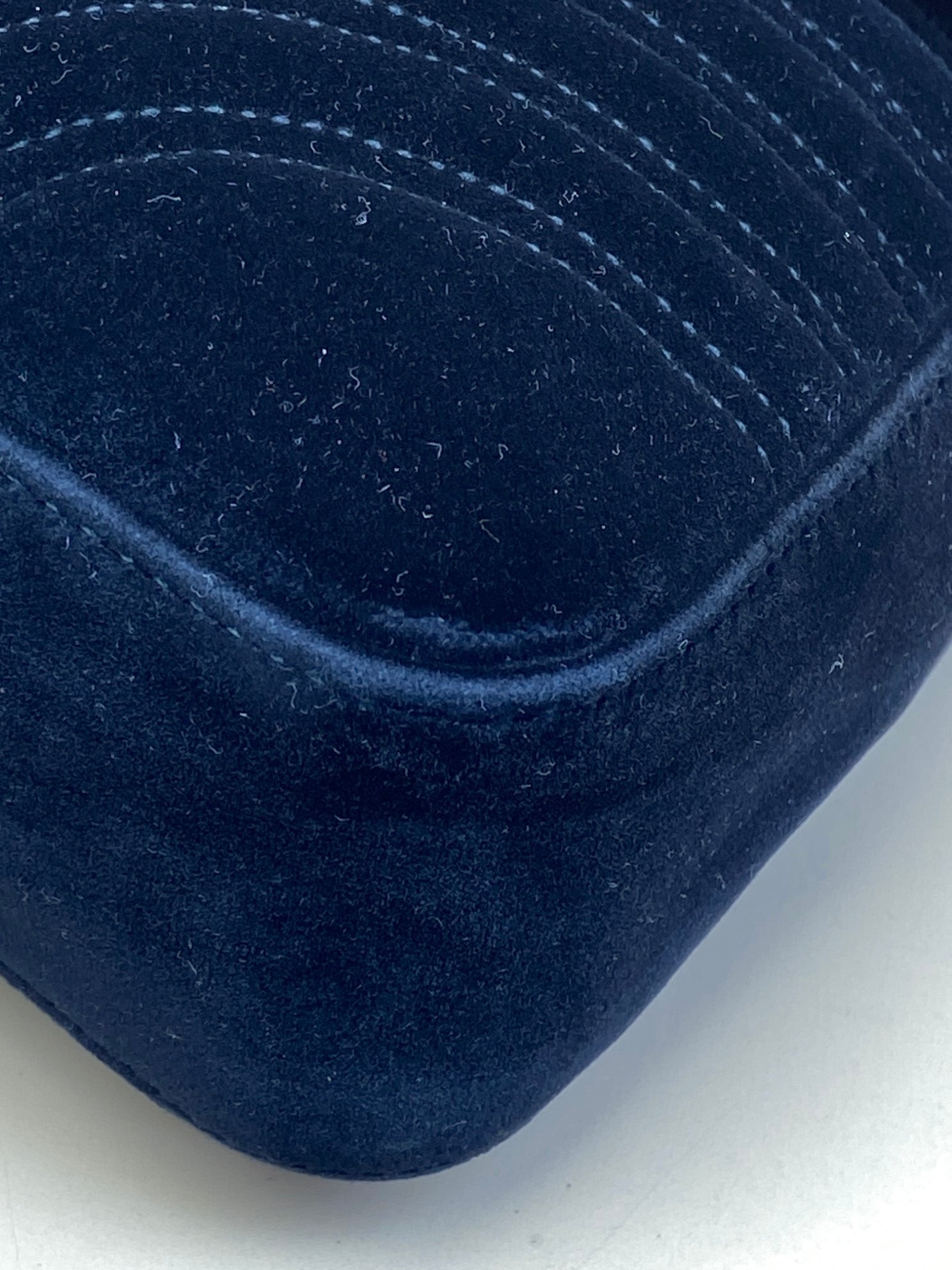 Gucci Black GG Velvet Marmont medium
