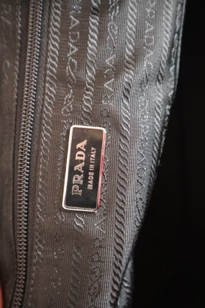 Prada Black Travel Top Handle Bag