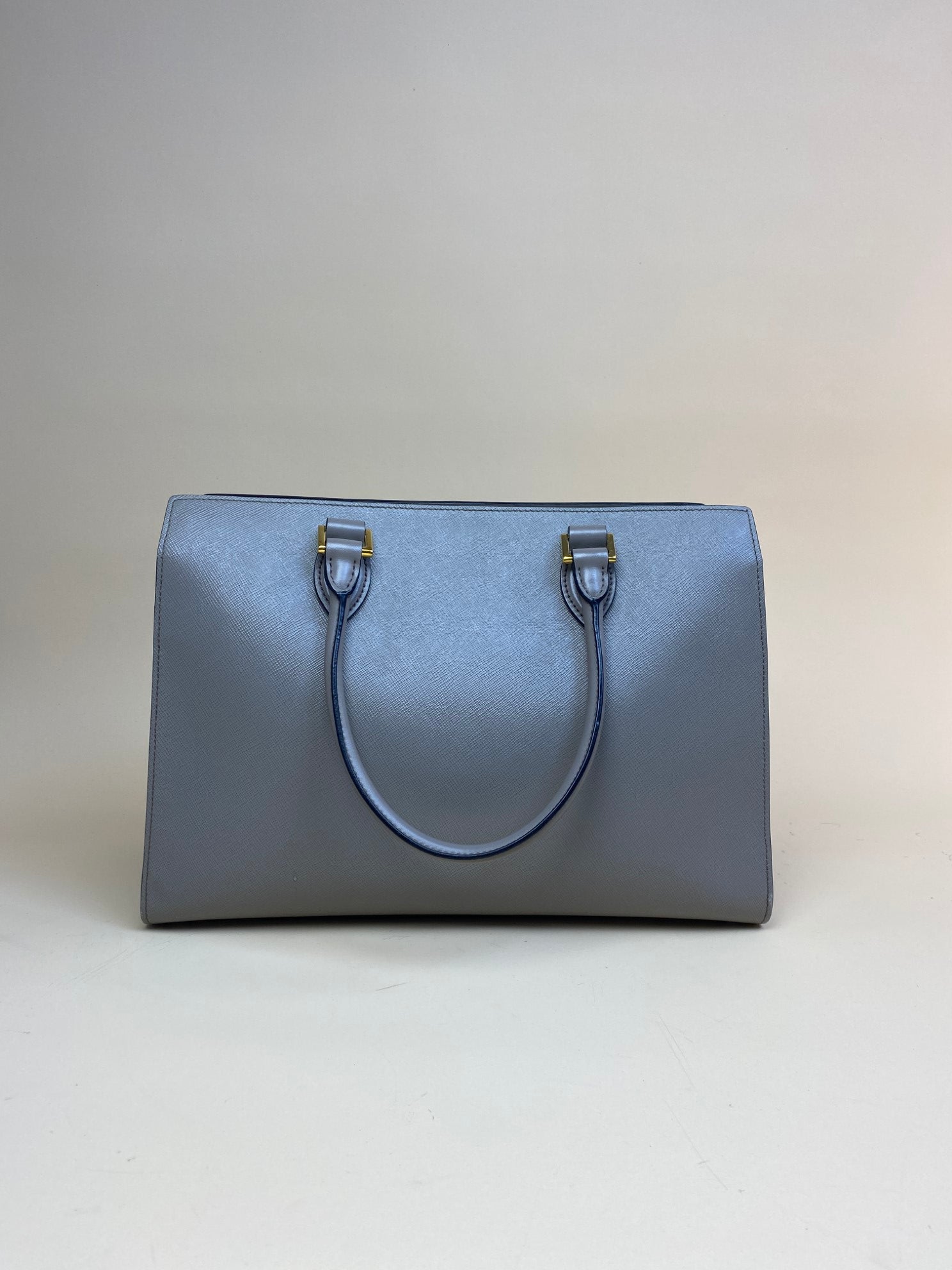 Prada Grey Argila Medium Monochrome Tote