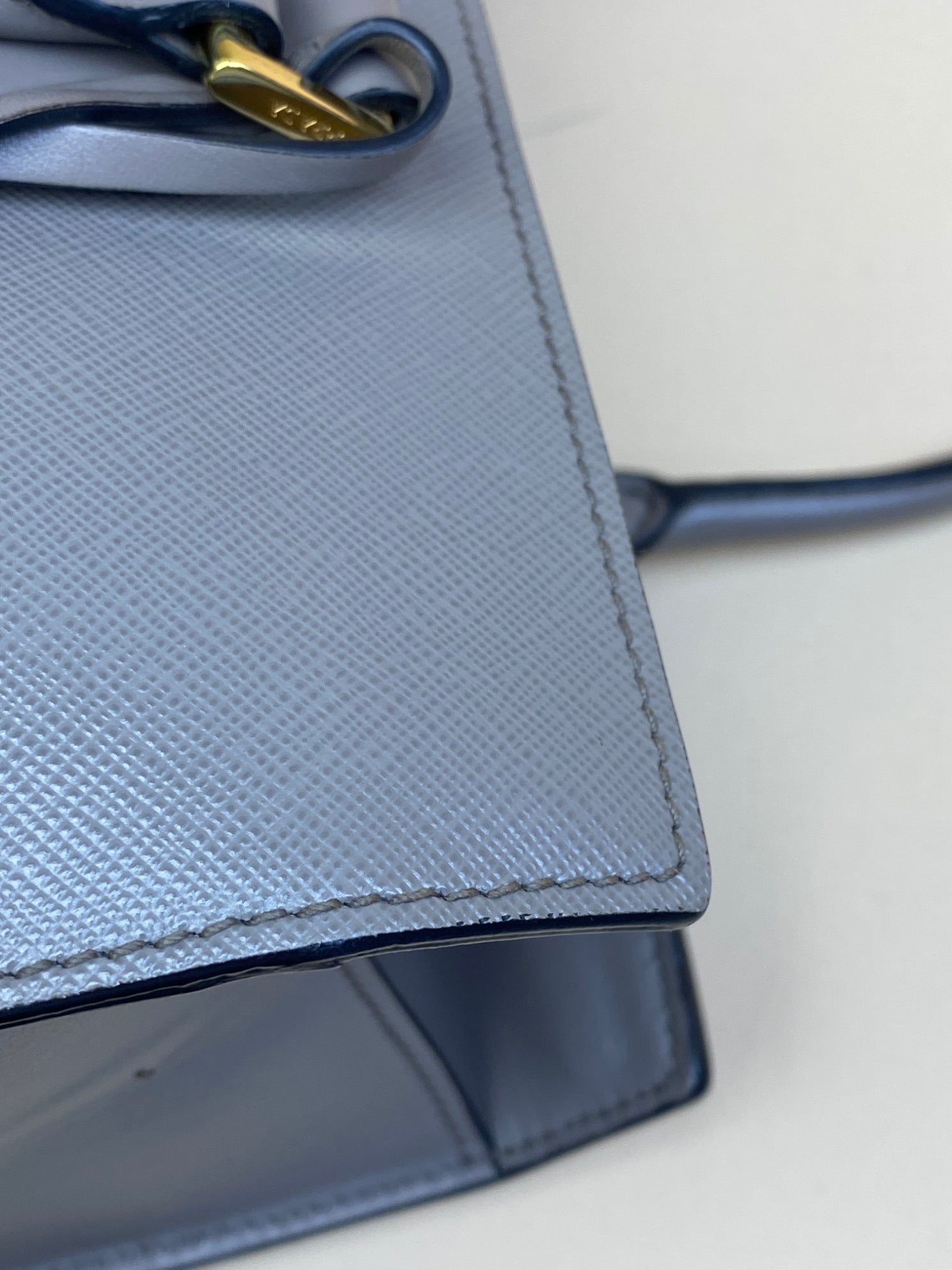 Prada Grey Argila Medium Monochrome Tote