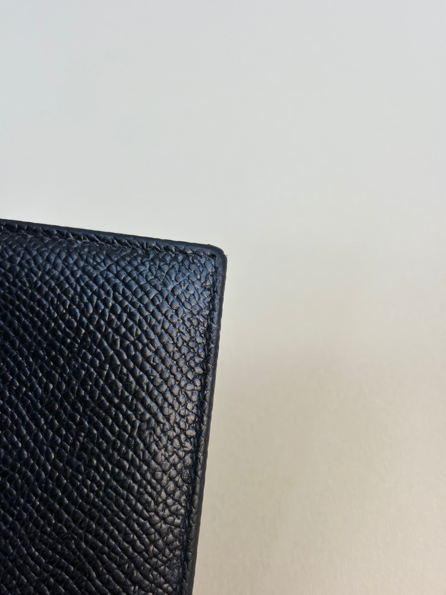 Dolce & Gabbana Black Dauphine Flap Small Wallet