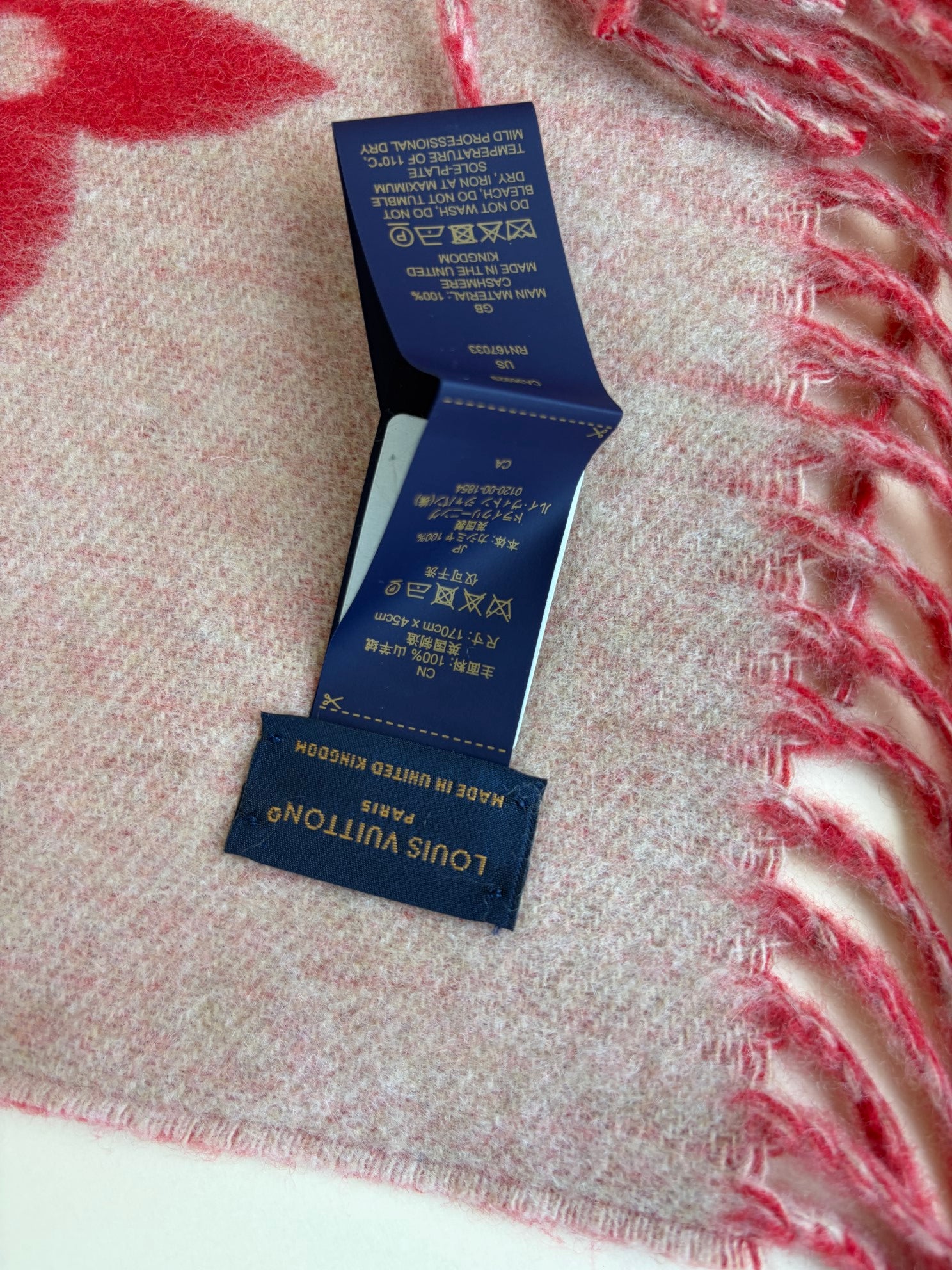 Louis Vuitton Bicolor Reykjavik Wool Scarf
