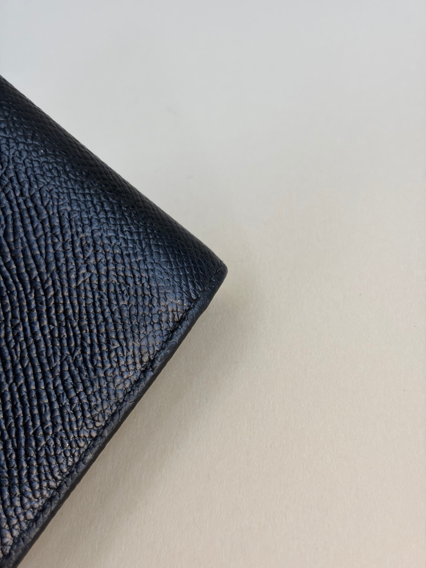 Dolce & Gabbana Black Dauphine Flap Small Wallet