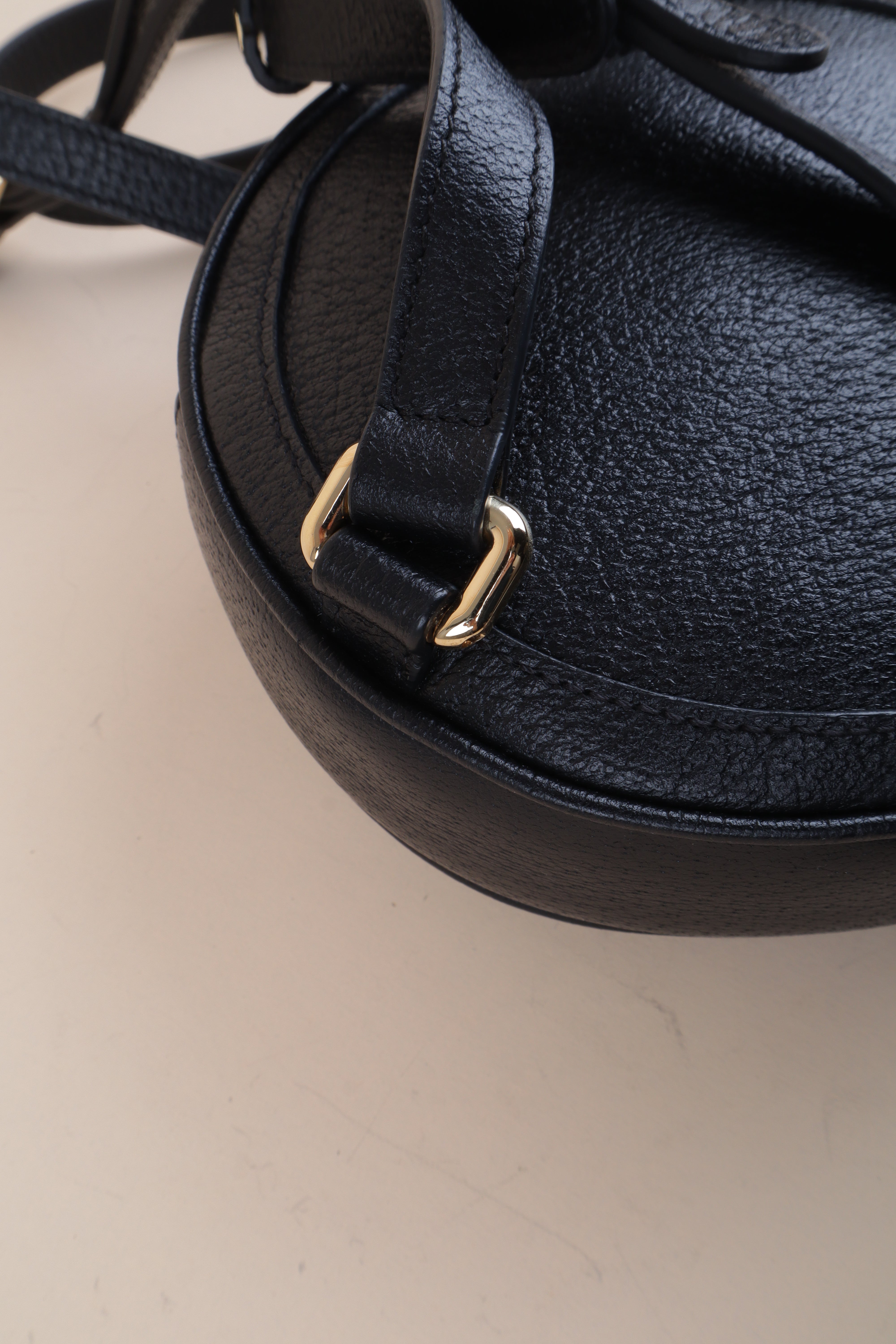 Gucci black mini round