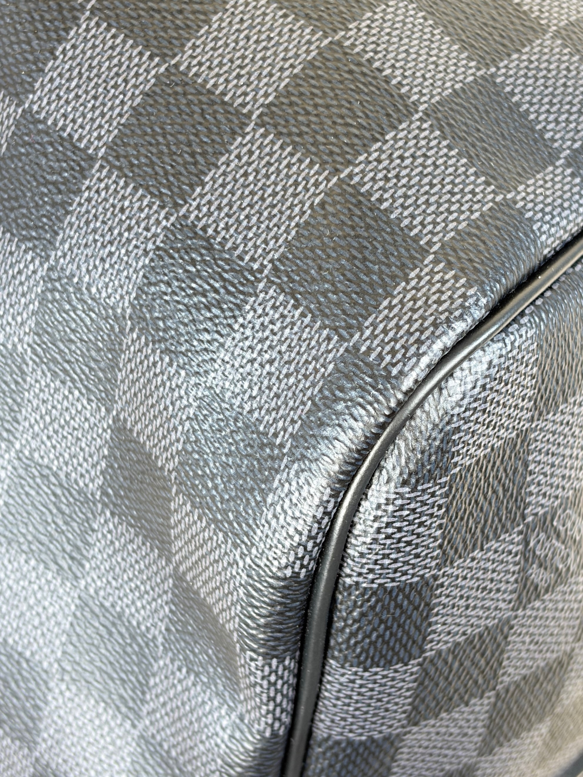 Louis Vuitton Damier Graphite Keepall Bandouliere 55 Bag