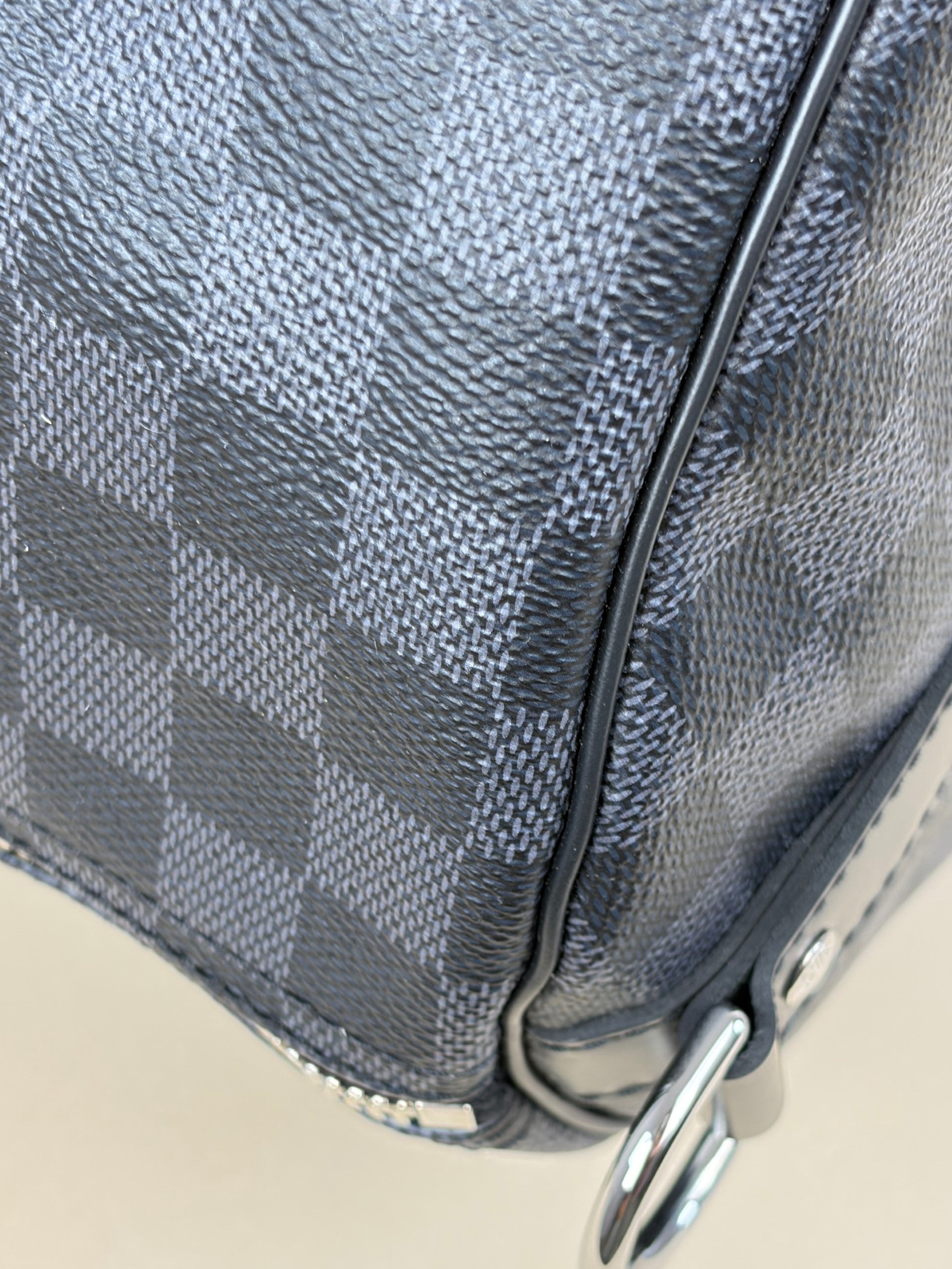 Louis Vuitton Damier Graphite Keepall Bandouliere 55 Bag