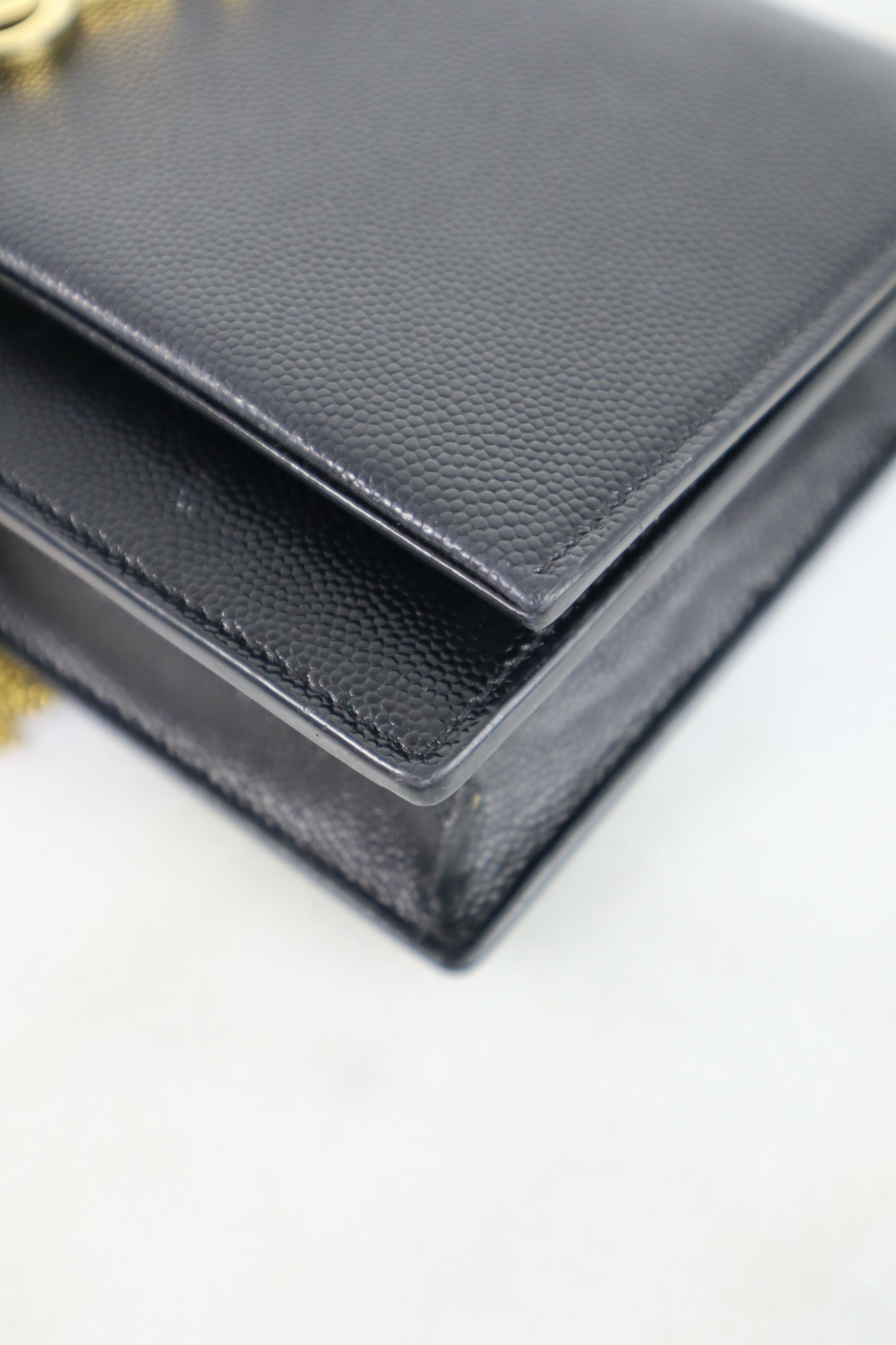 YSL Black Kate Tassel WOC
