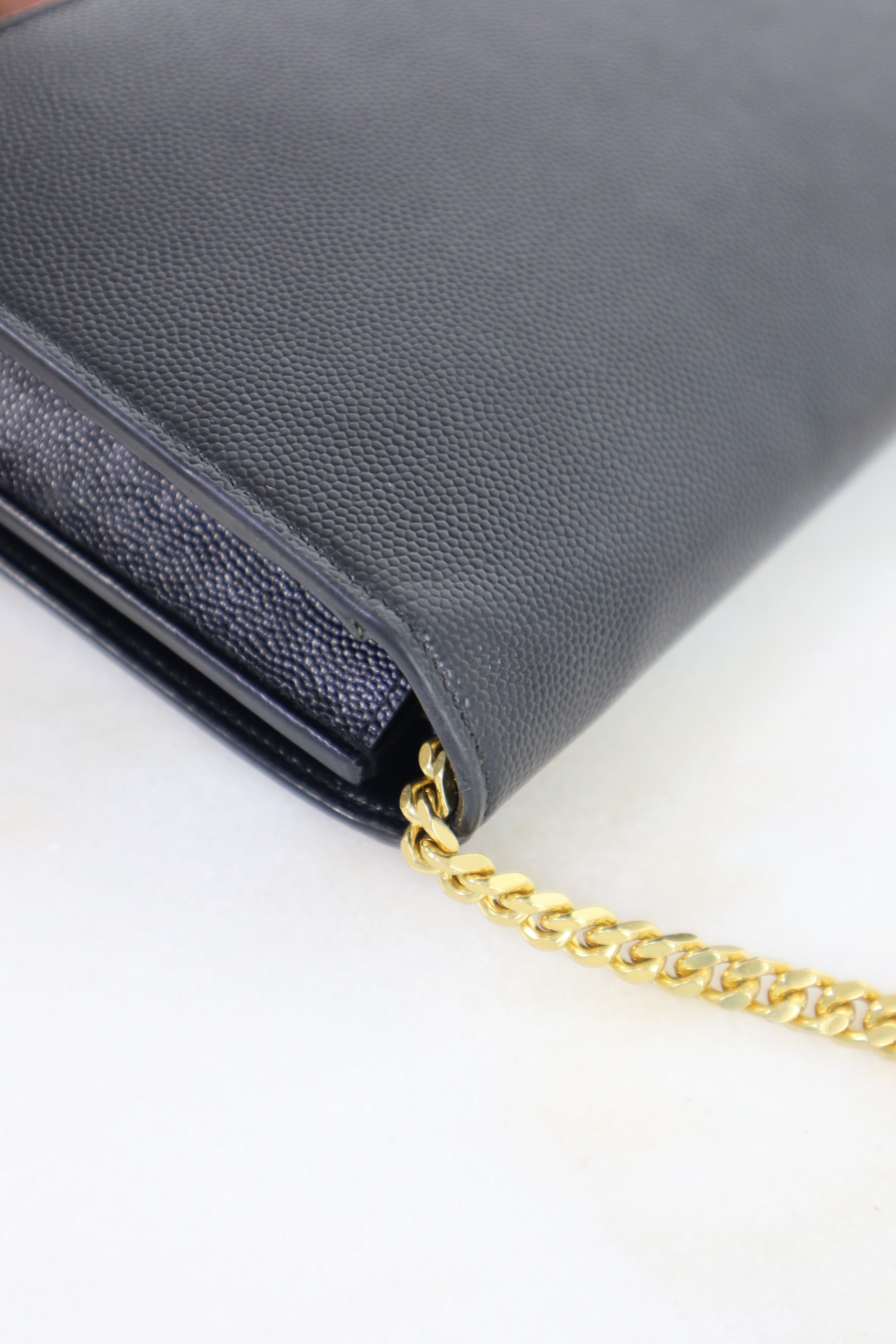 YSL Black Kate Tassel WOC