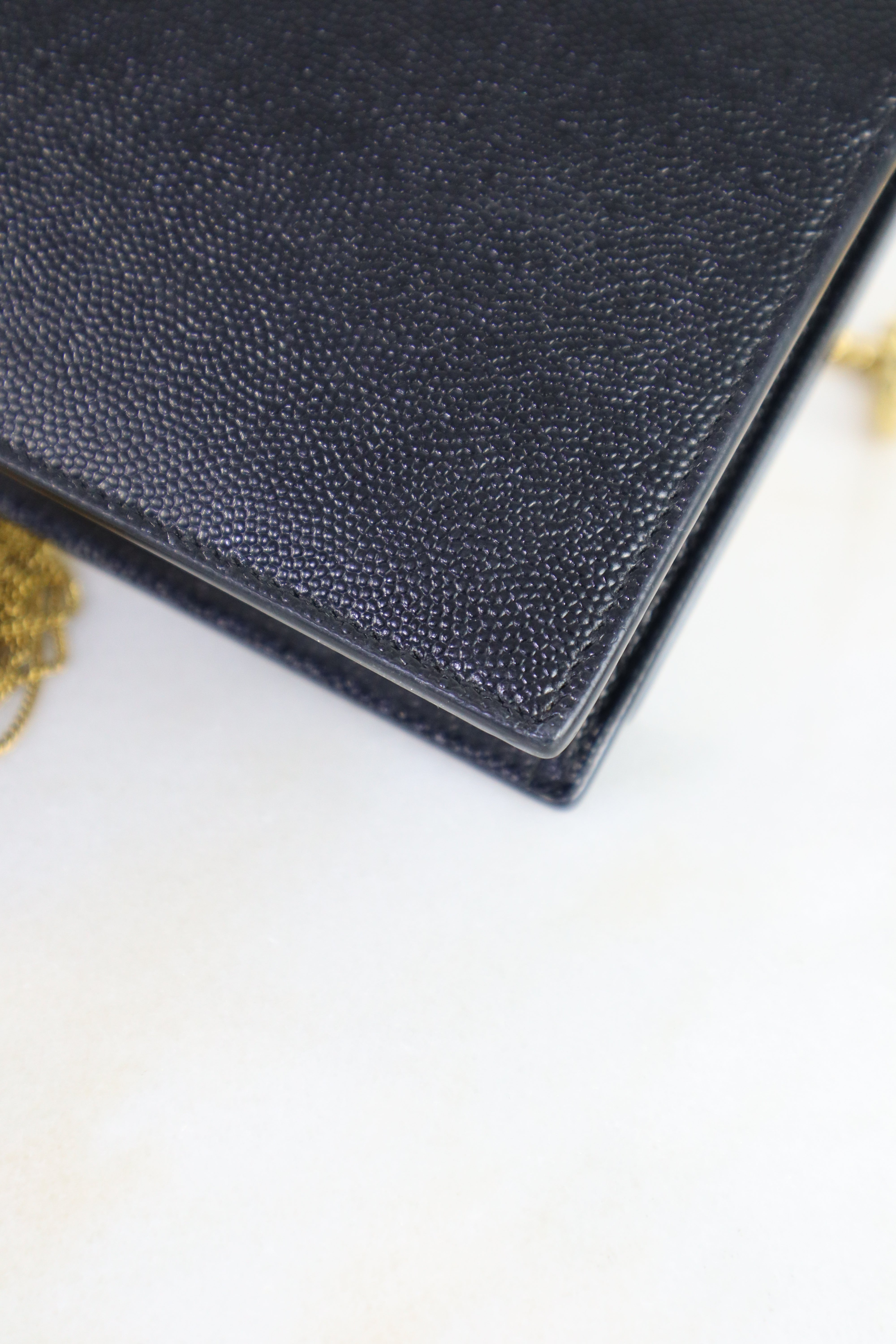 YSL Black Kate Tassel WOC