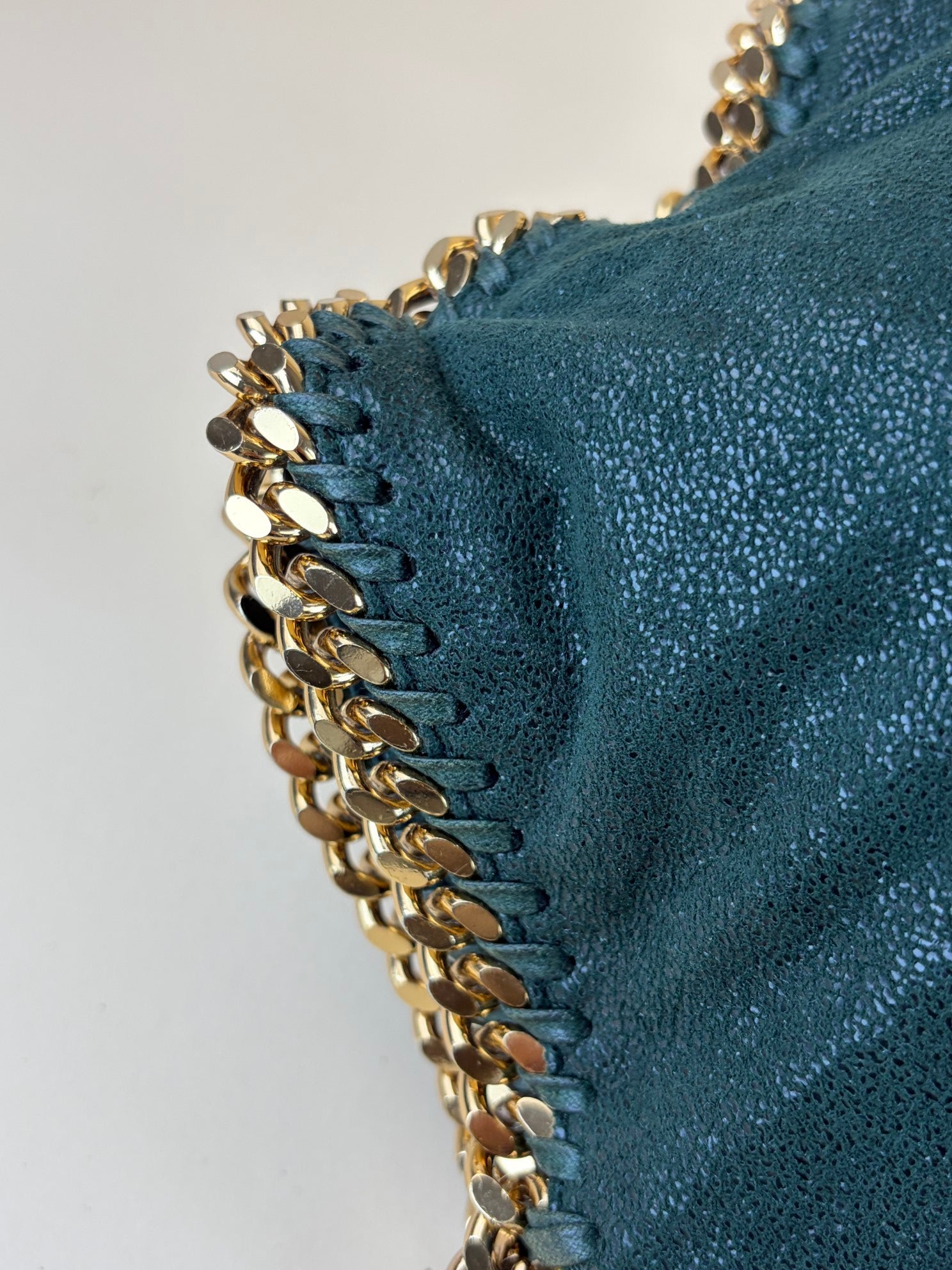 Stella McCartney green  Falabella Fold over