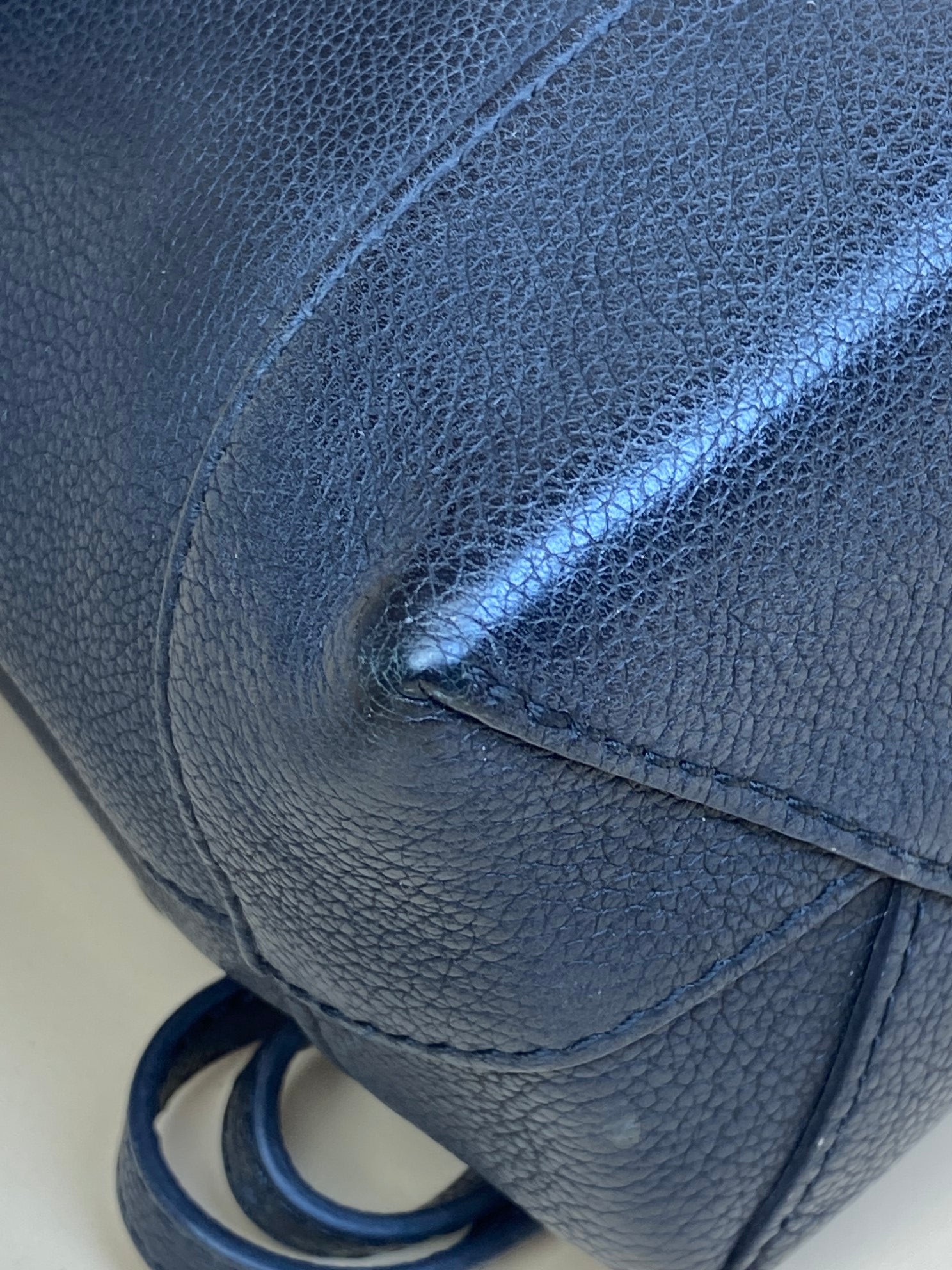 Louis Vuitton Lock Me Backpack Mastic black