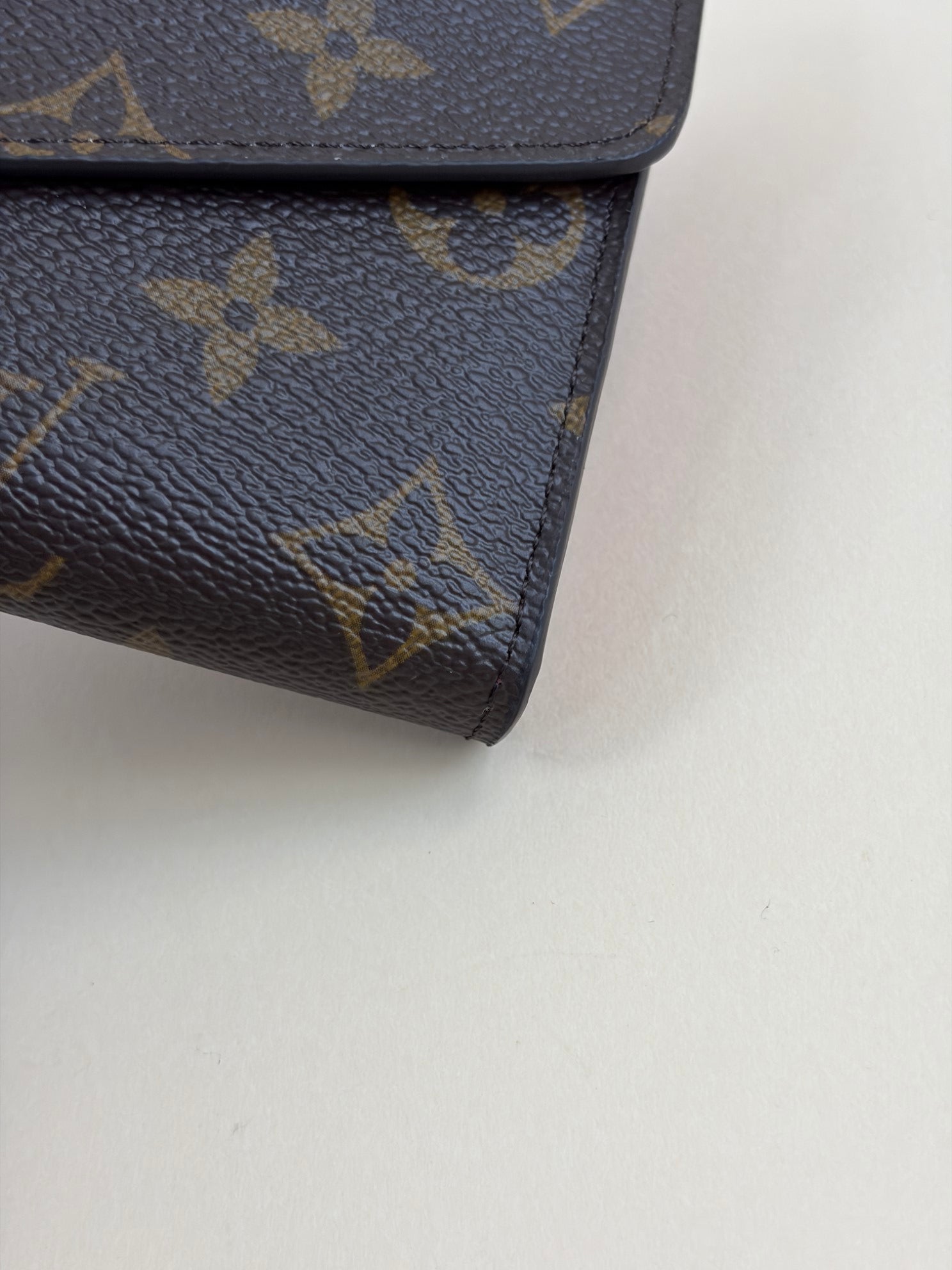 Louis Vuitton Monogram Red Sarah Flap Long Wallet
