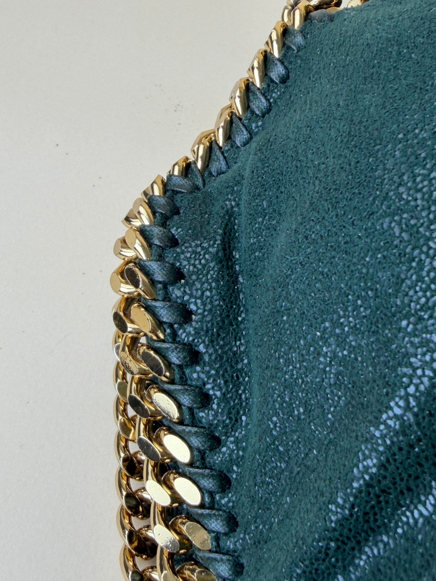 Stella McCartney green  Falabella Fold over