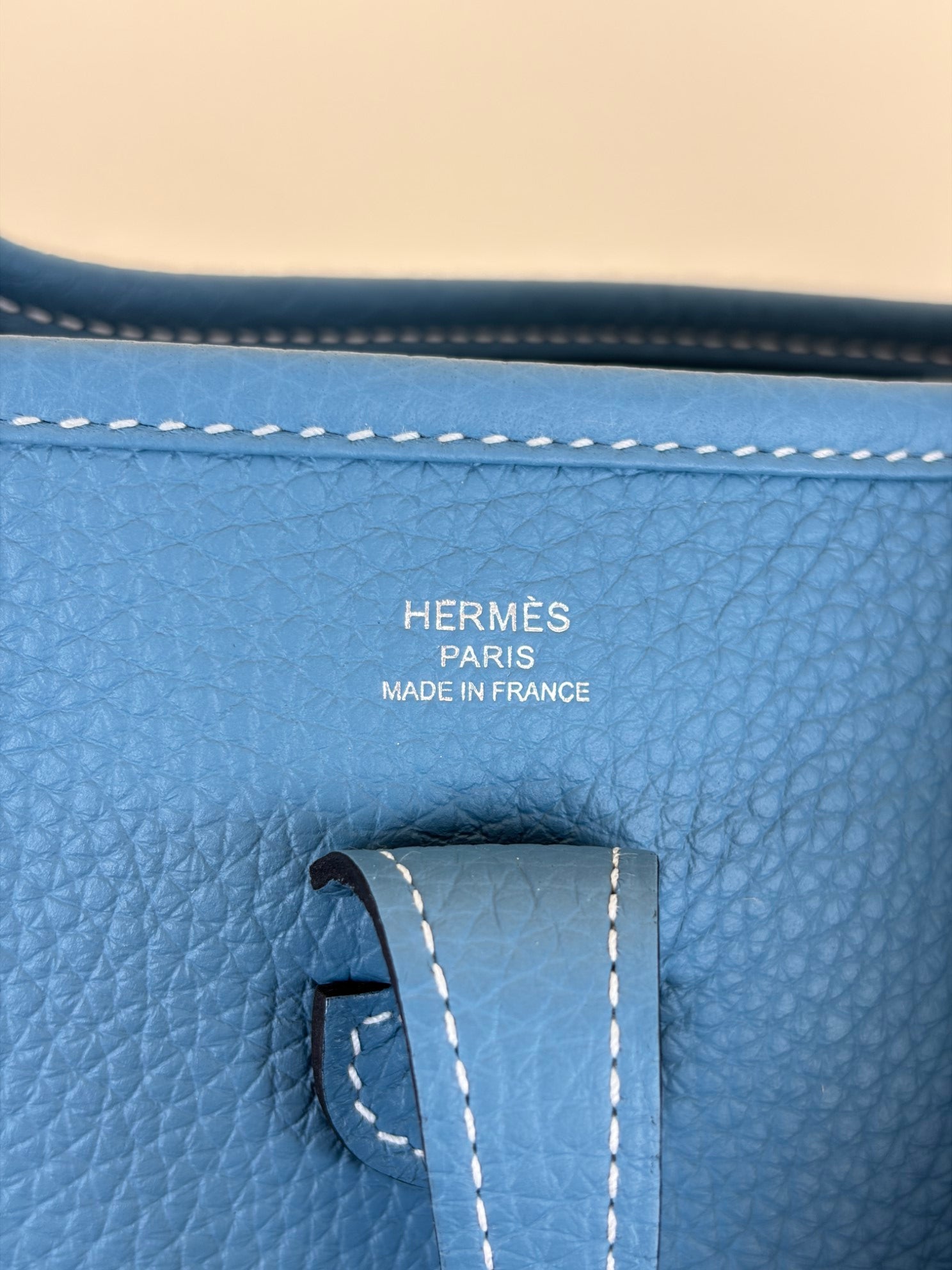 Hermes New Blue Jeans Evelyne 23 Bag