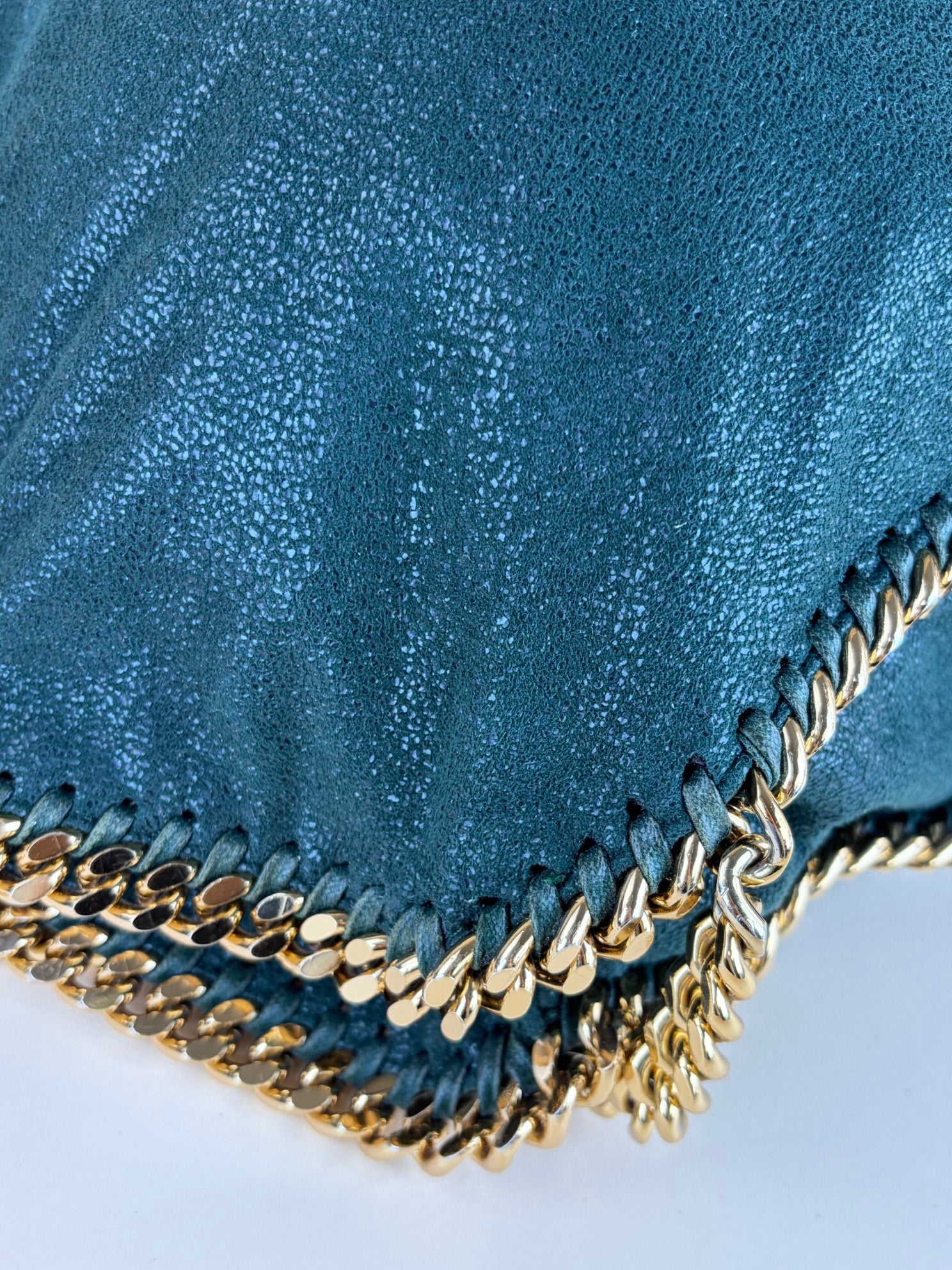 Stella McCartney green  Falabella Fold over