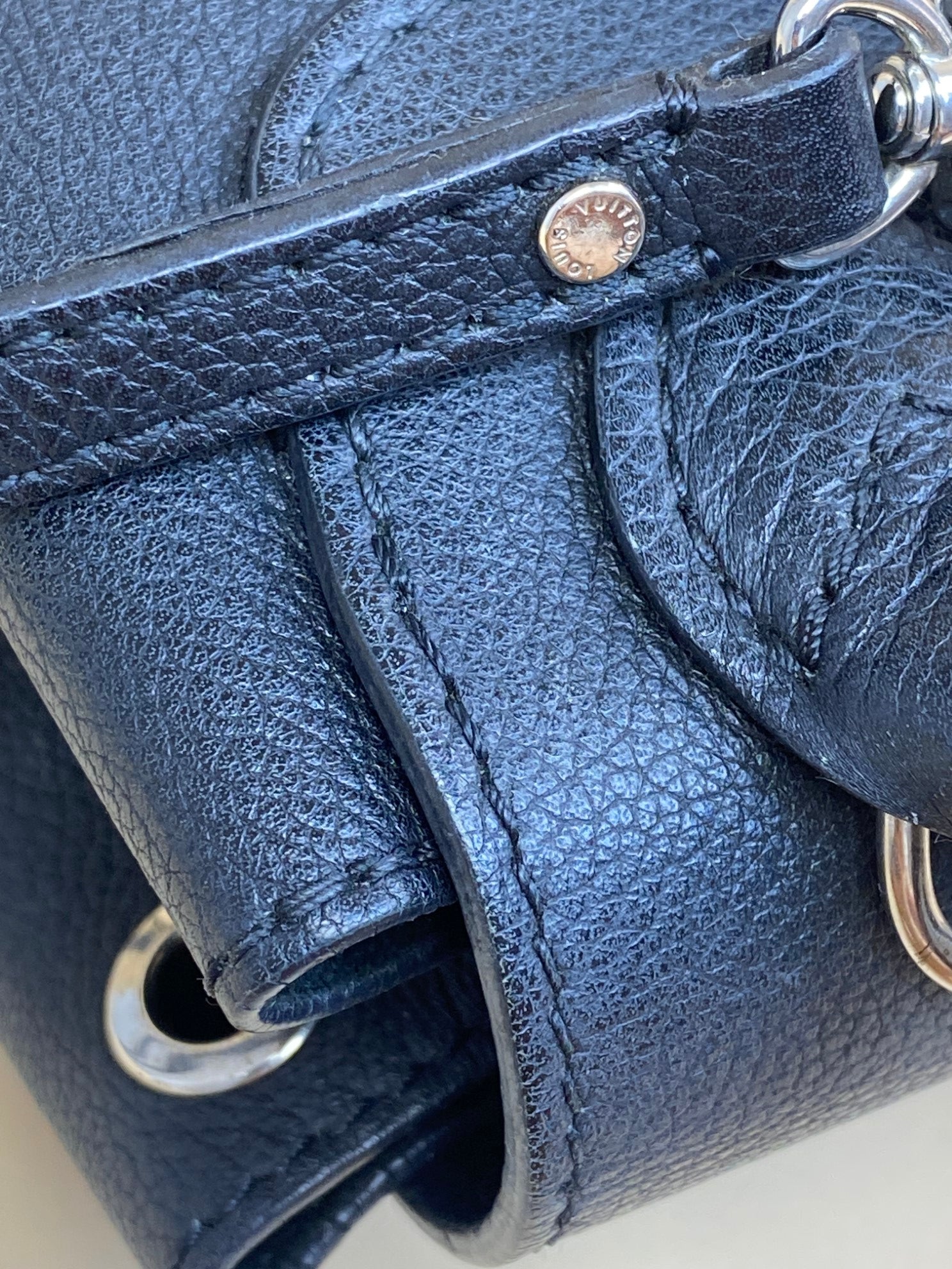 Louis Vuitton Lock Me Backpack Mastic black
