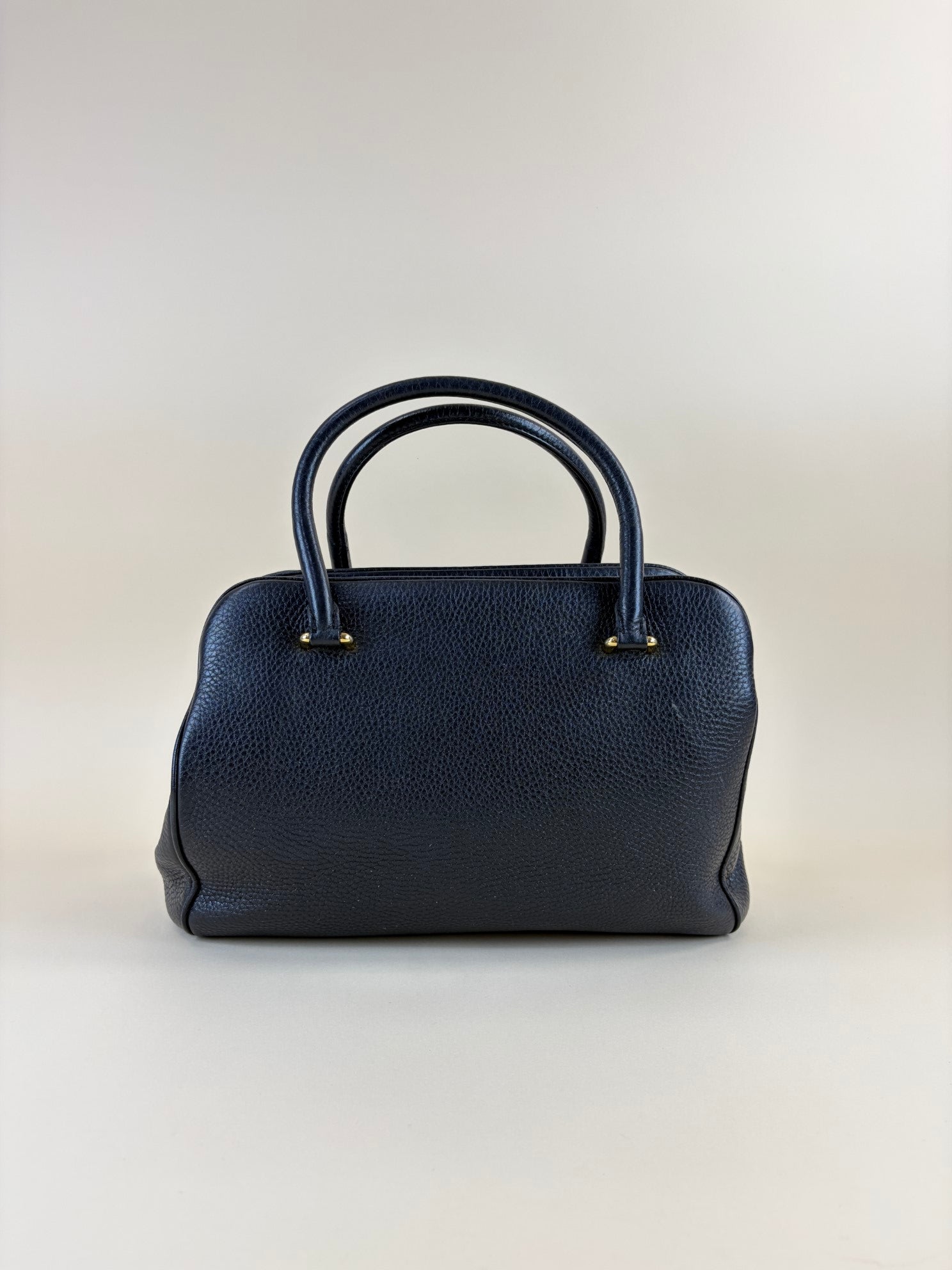 Dolce & Gabbana Black Double Zip Tote Bag