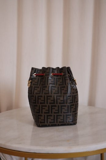 Fendi Tricolor Mon Tresor Bucket Small Bag