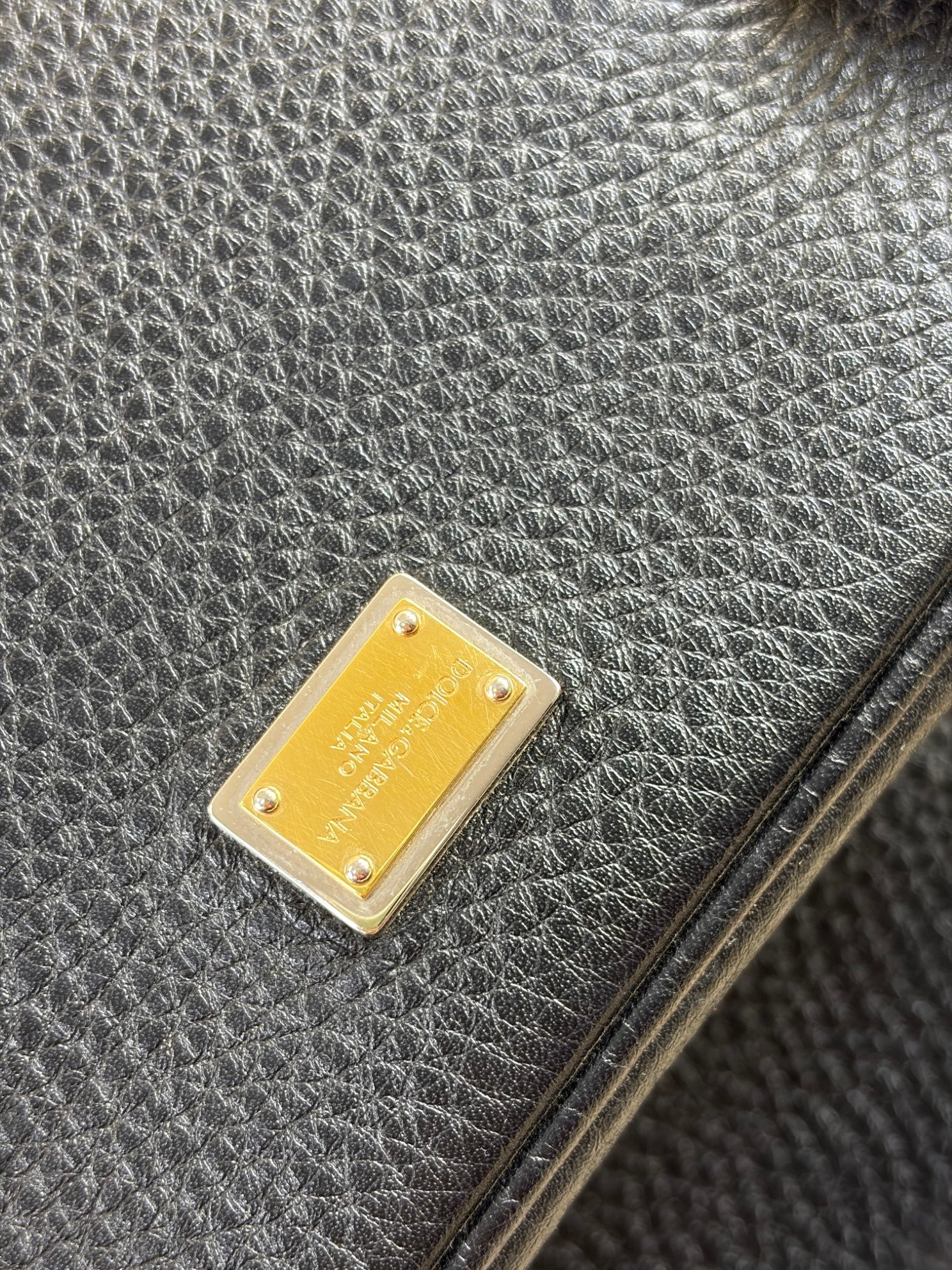 Dolce & Gabbana Black Double Zip Tote Bag