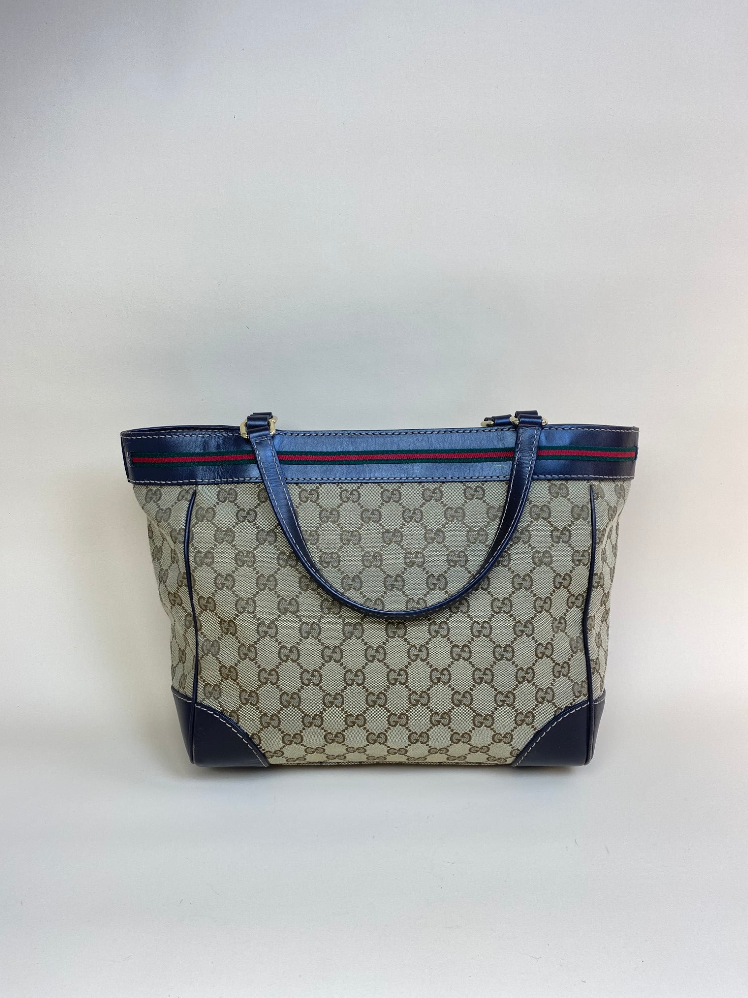 Gucci Bicolor GG My Fair Tote Bag Ophidia