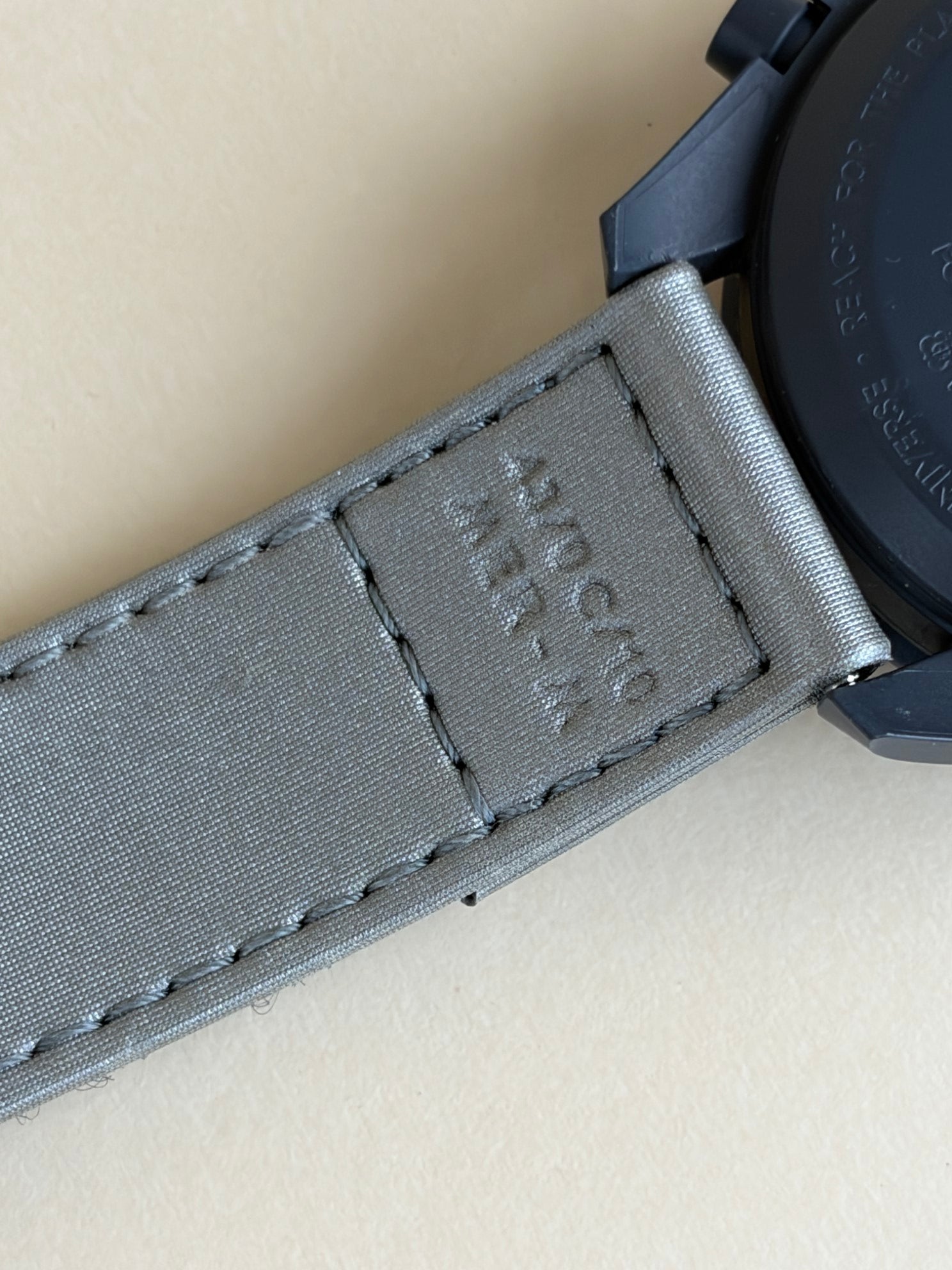 Omega Bicolor black&grey Speed master moon swatch Mission To mercury