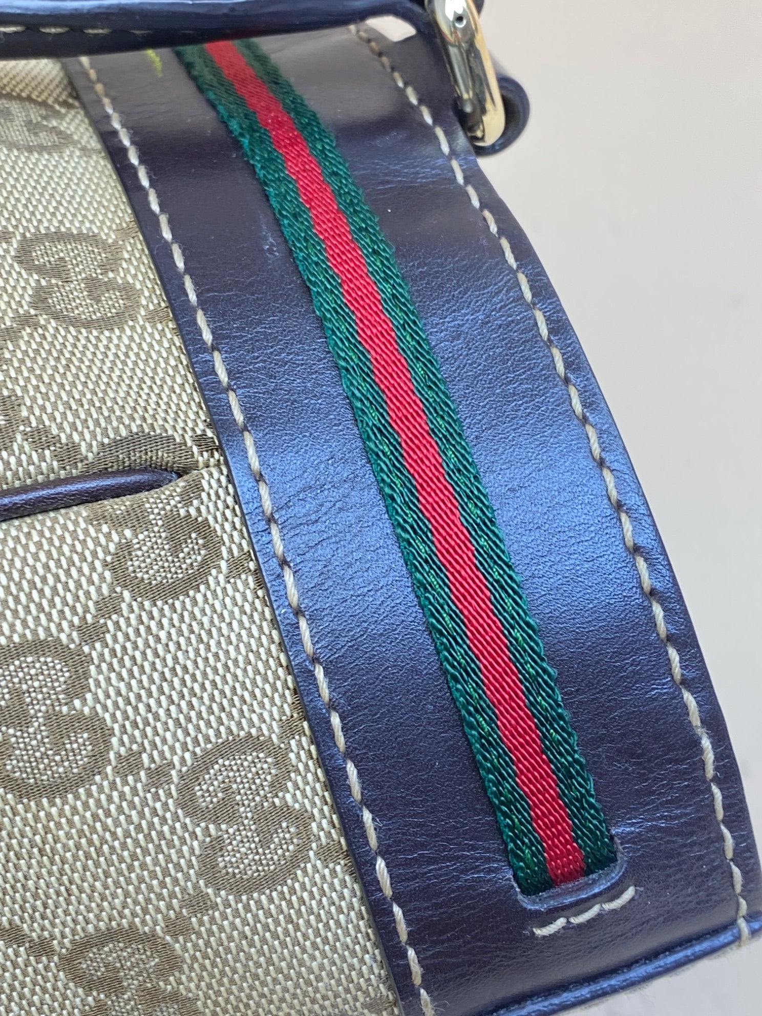 Gucci Bicolor GG My Fair Tote Bag Ophidia