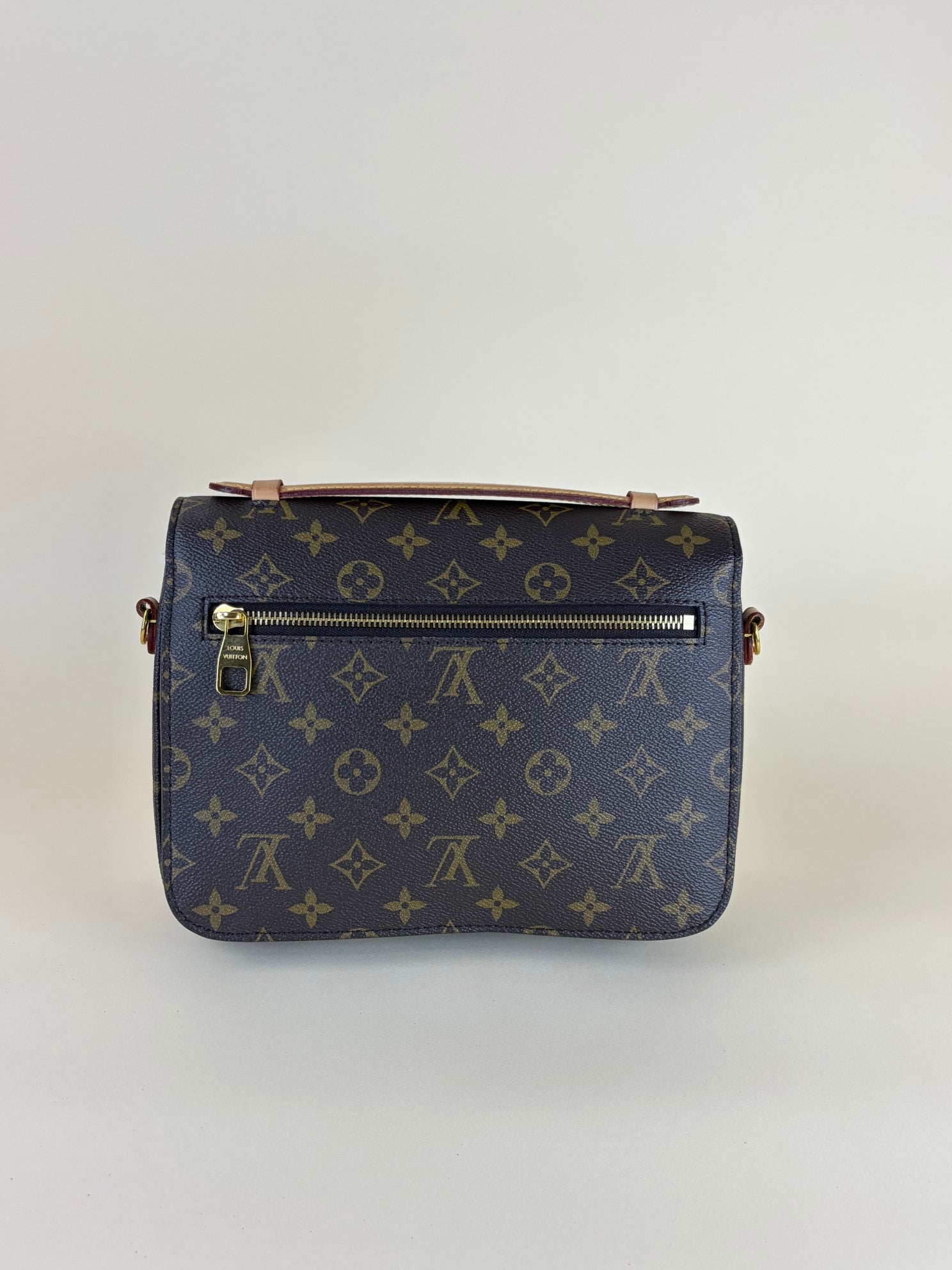 Louis Vuitton Brown Monogram Pochette Metis Bag