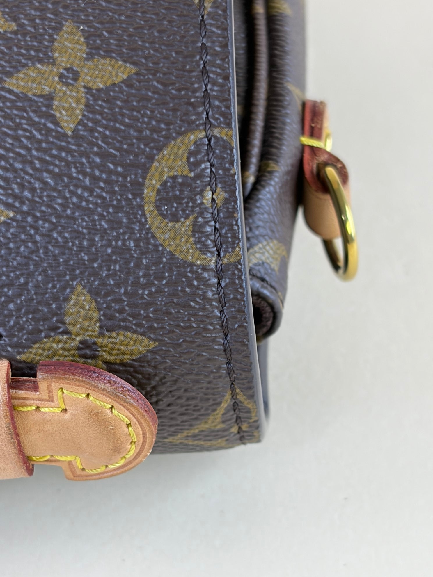 Louis Vuitton Brown Monogram Pochette Metis Bag