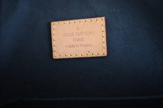 Louis Vuitton Dark Green Monogram Vernis Alma GM Top Handle Bag