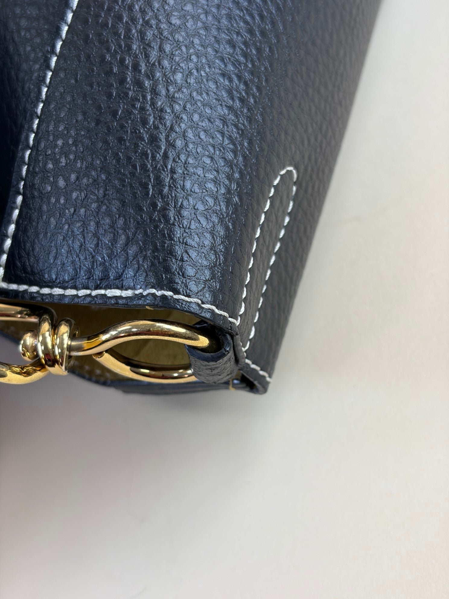 Stella Mccartney Black Logo Square Crossbody Bag