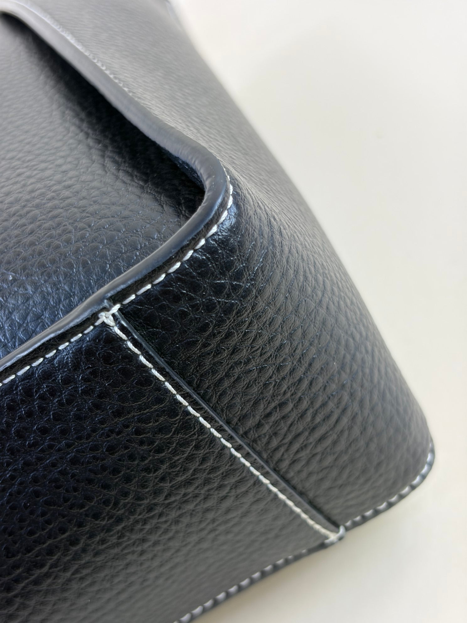 Stella Mccartney Black Logo Square Crossbody Bag