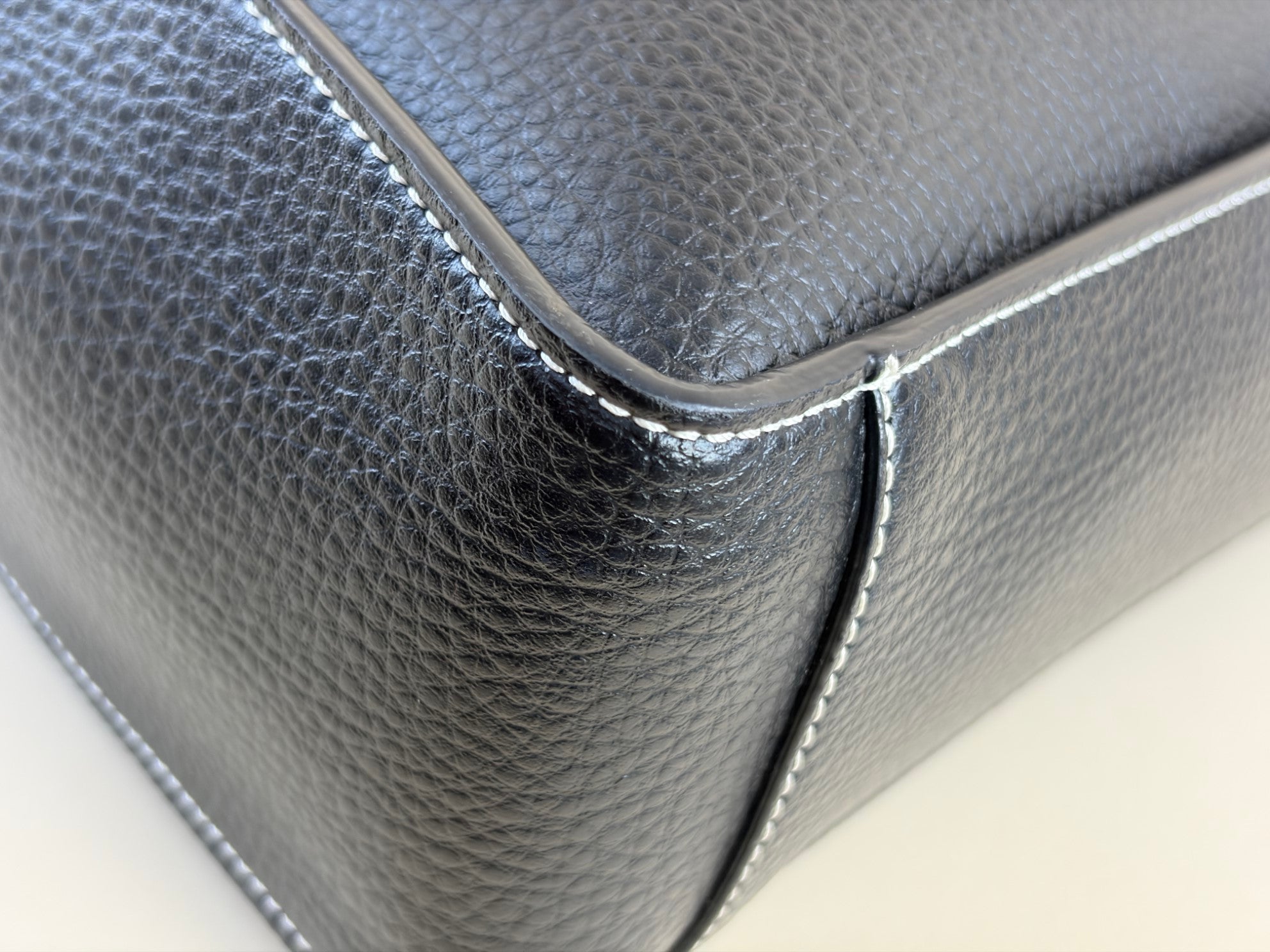 Stella Mccartney Black Logo Square Crossbody Bag