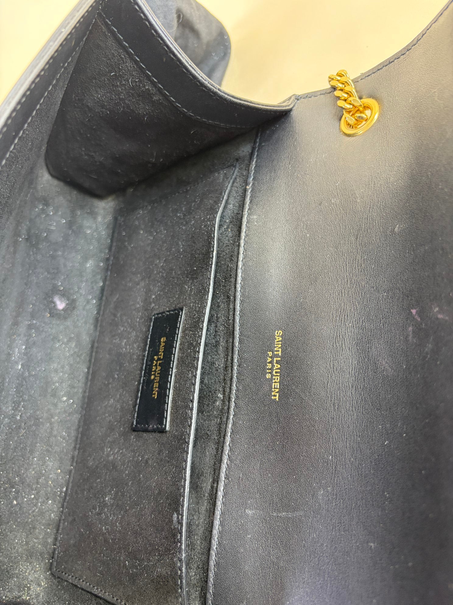 YSL Black Medium Kate Tassel Crossbody Bag