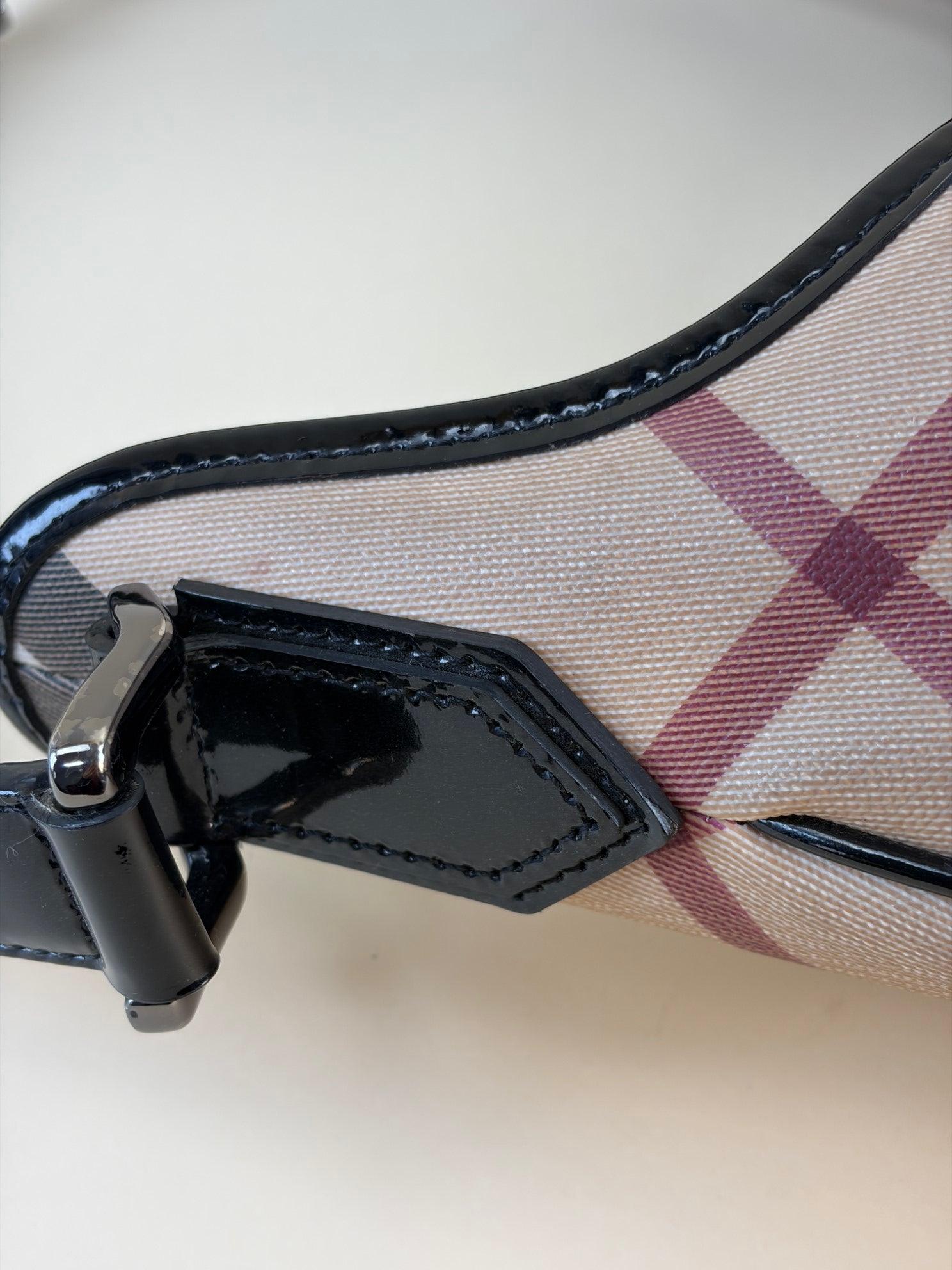 Burberry black Nova Check Brooke Hobo Bag