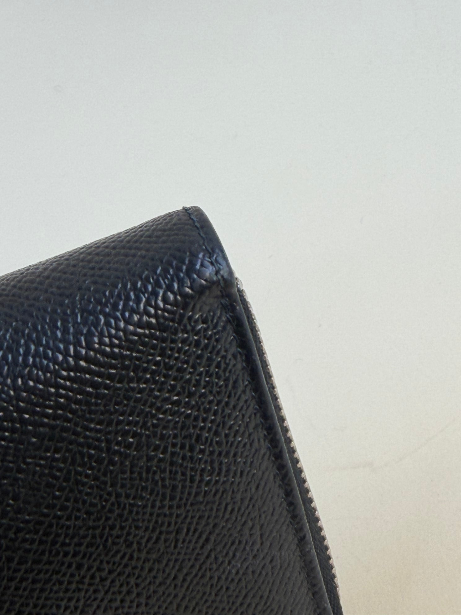 Dolce & Gabbana Black DG Magician Family Zip Around Wallet