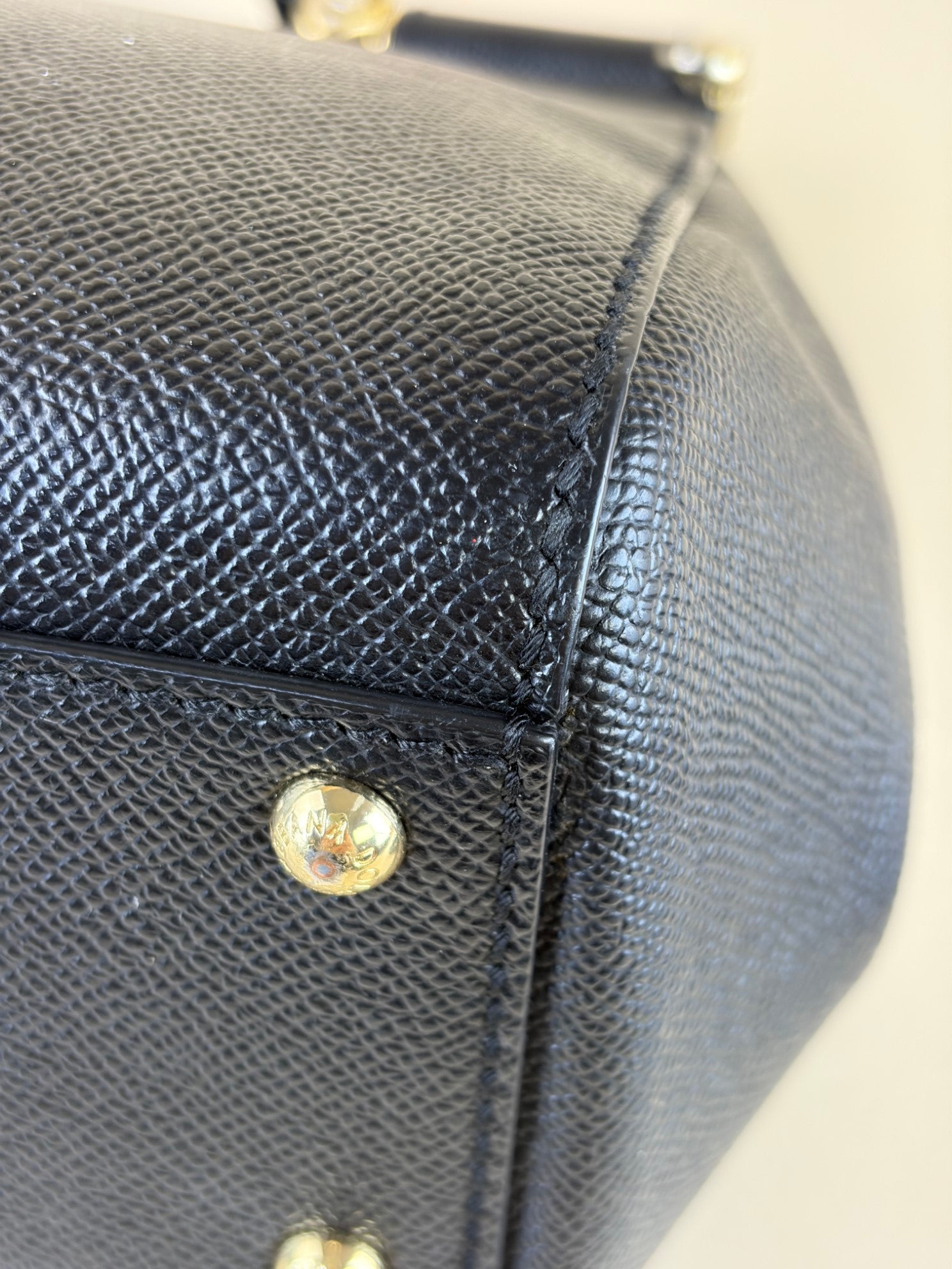 Dolce & Gabbana Black Sicily hand bag Medium Bag