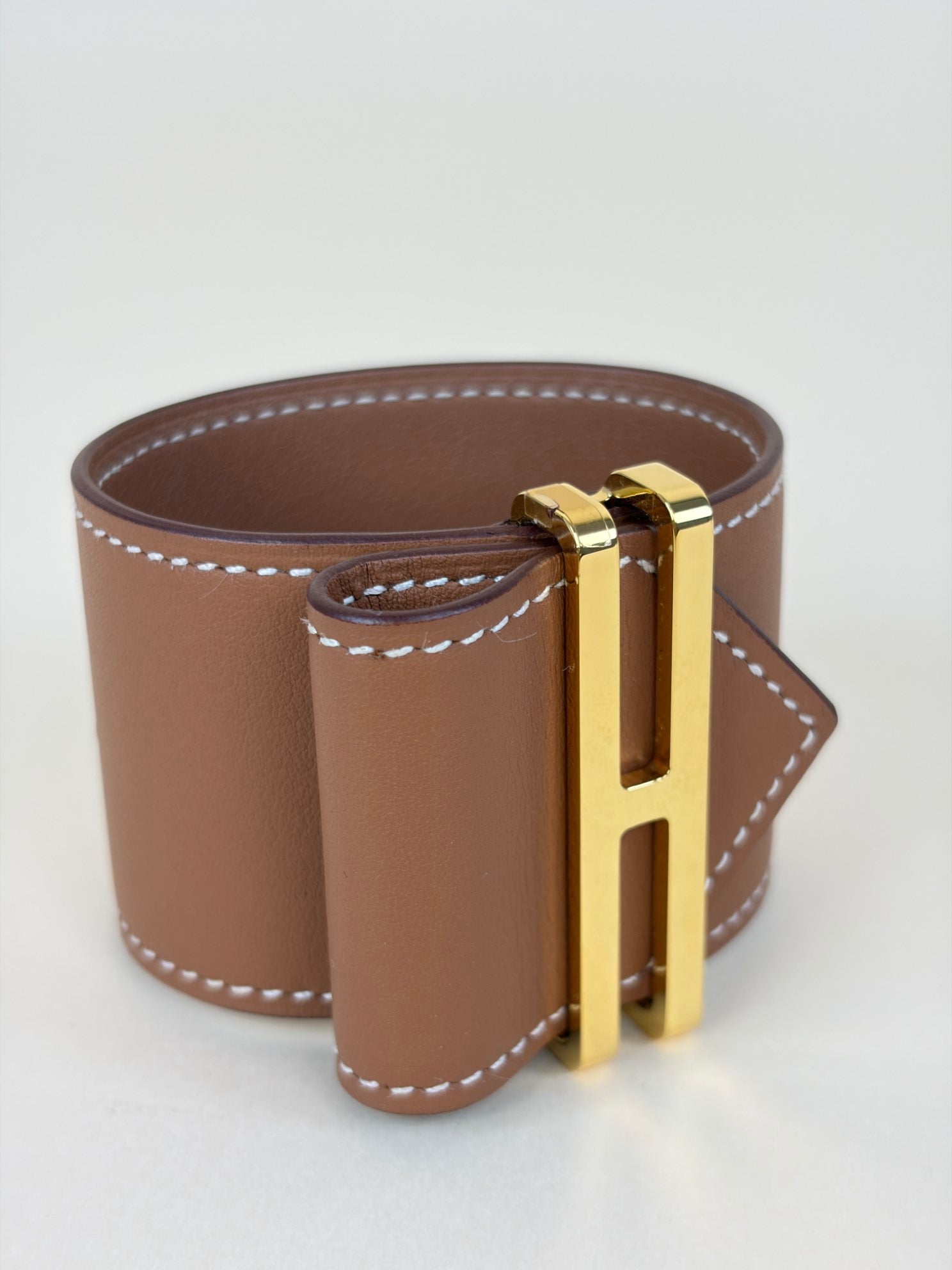 Hermes Gold Elan Cuff Bracelet