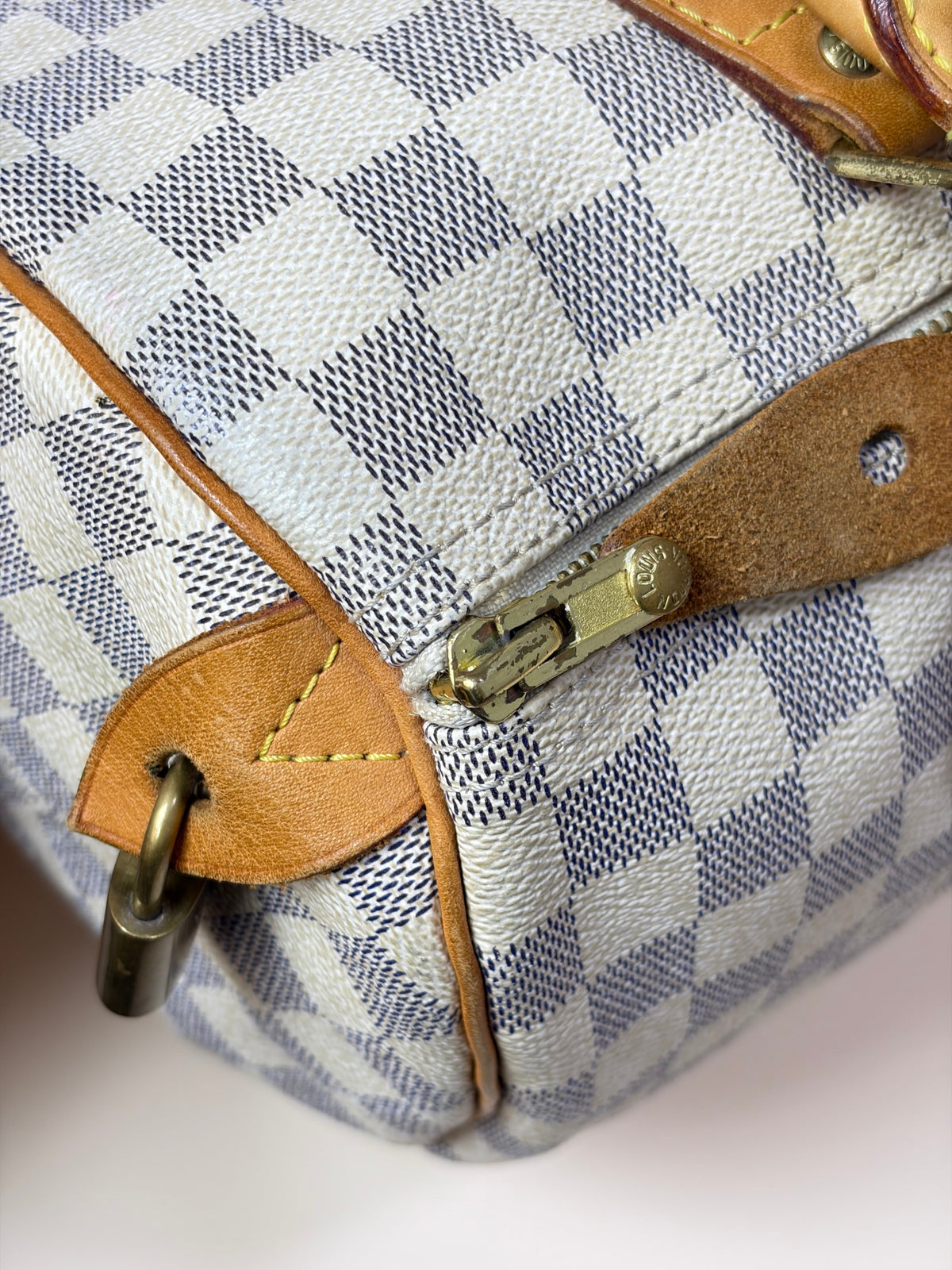 Louis Vuitton Damier Azur Speedy 30 Bag