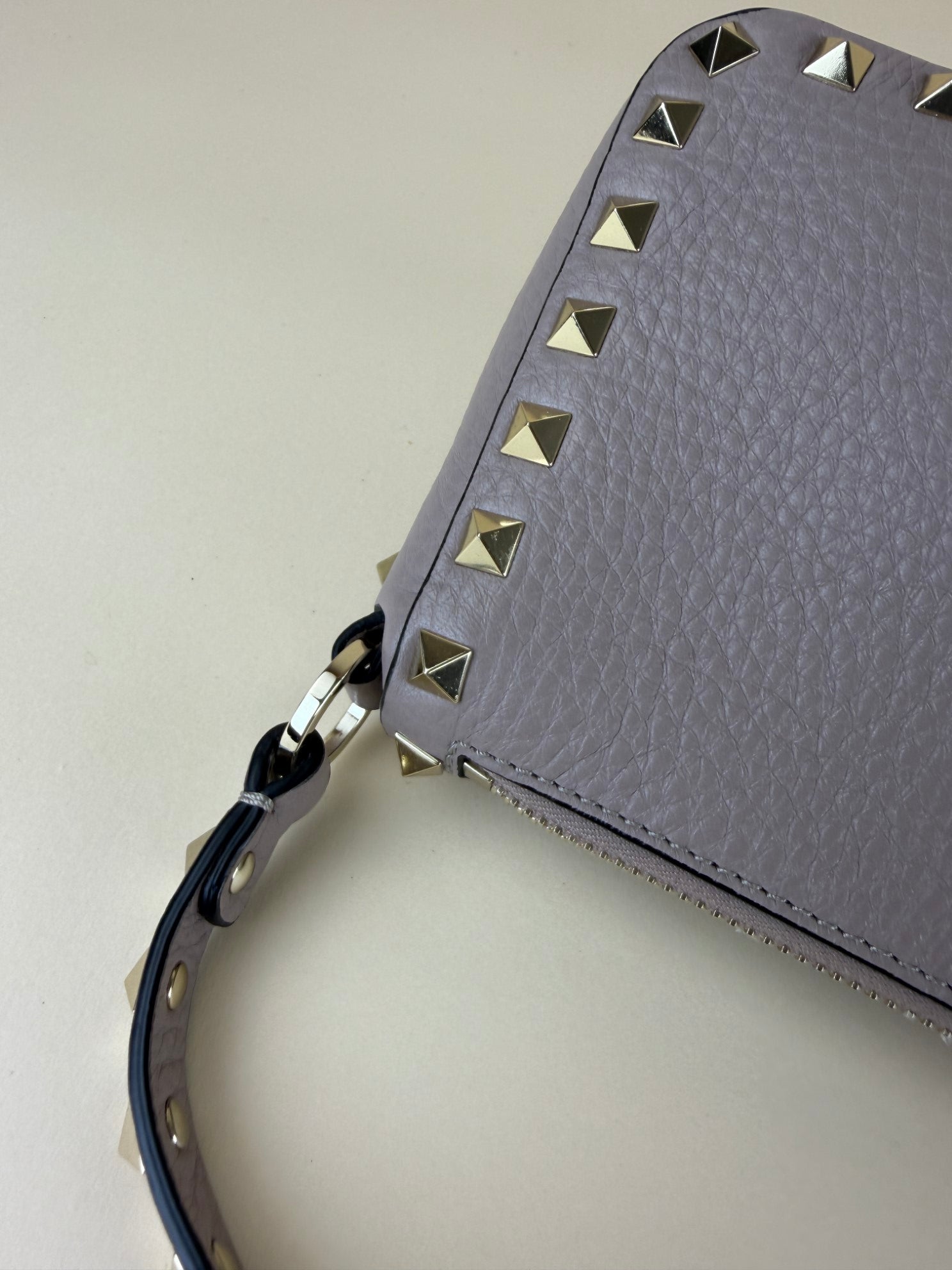 Valentino nude Rockstud Small Crossbody Bag