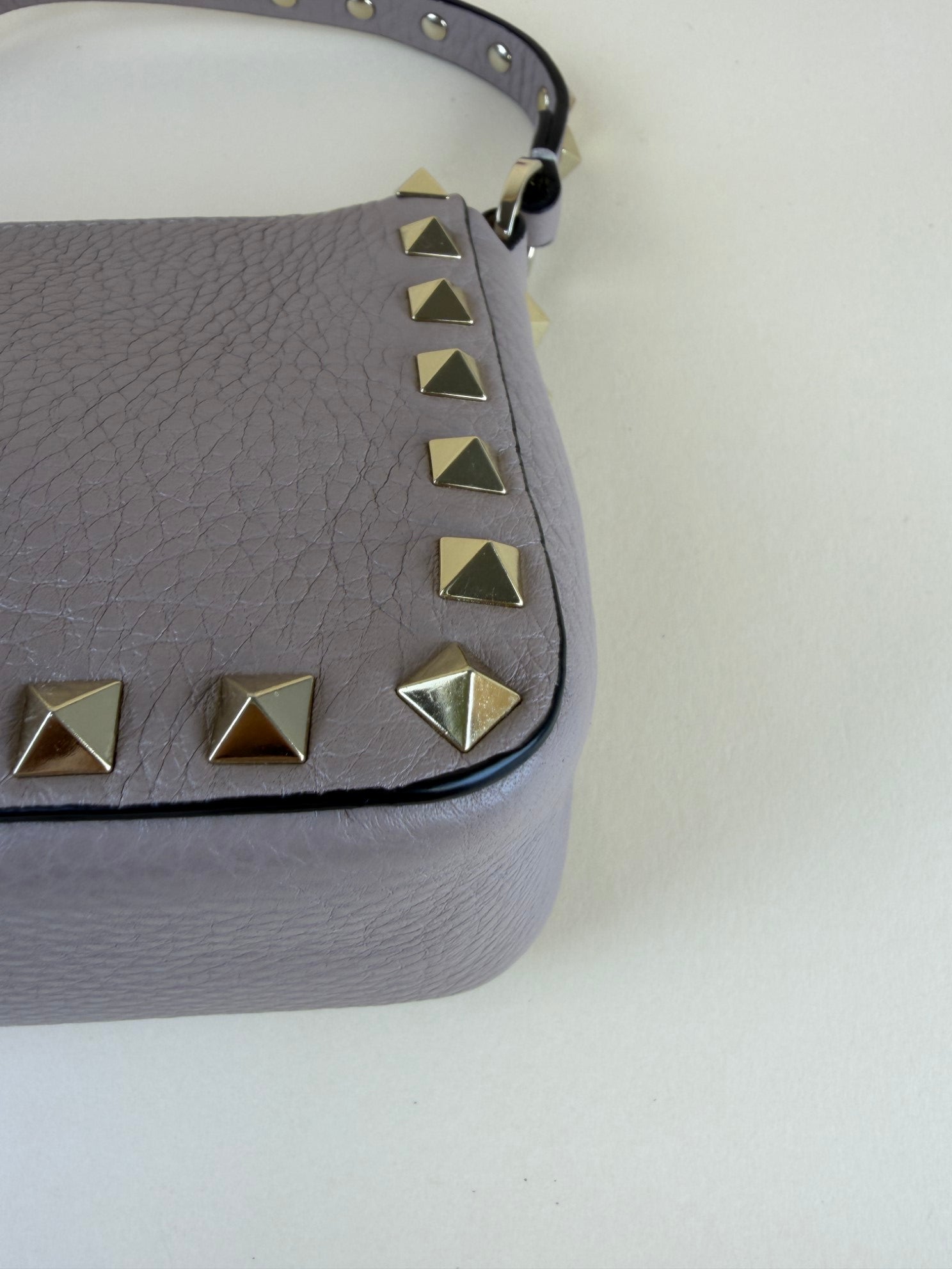 Valentino nude Rockstud Small Crossbody Bag