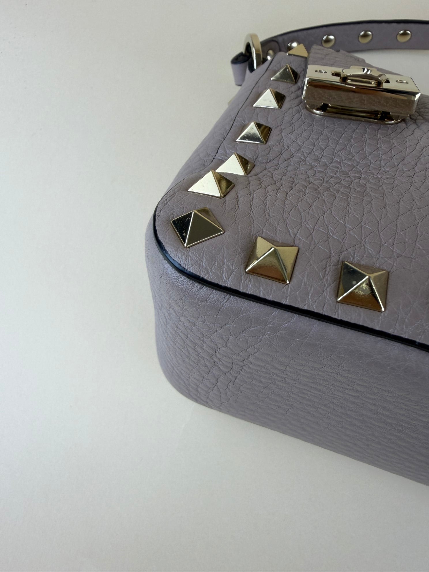 Valentino nude Rockstud Small Crossbody Bag