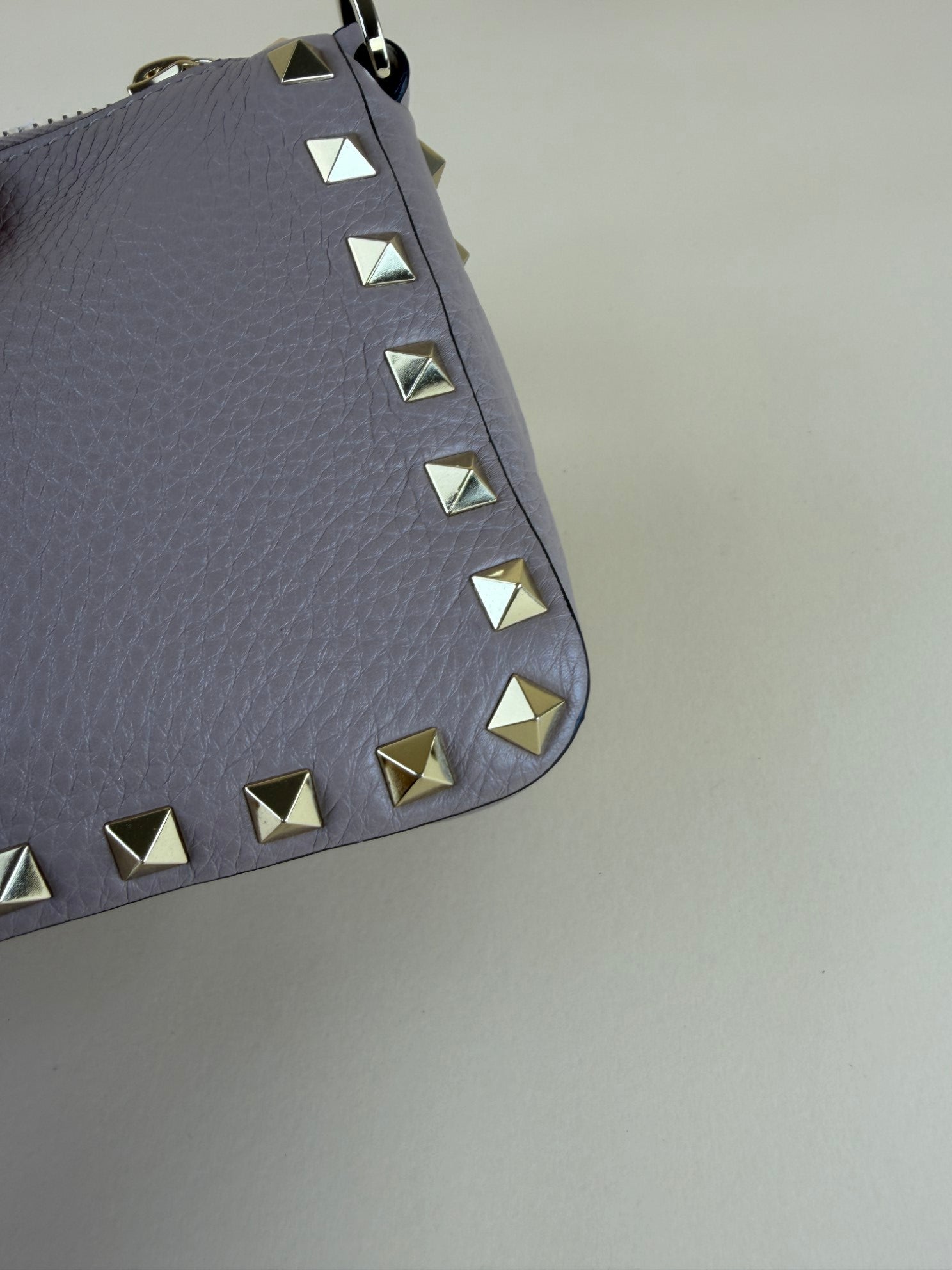 Valentino nude Rockstud Small Crossbody Bag