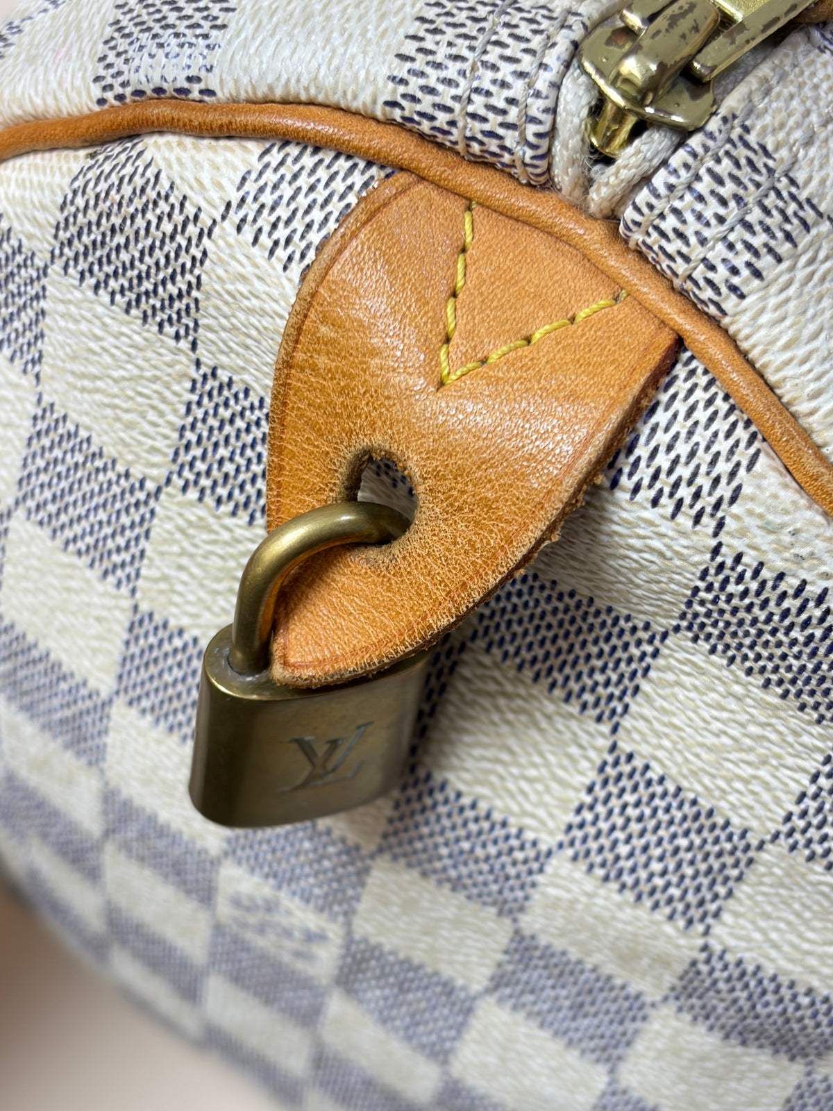 Louis Vuitton Damier Azur Speedy 30 Bag