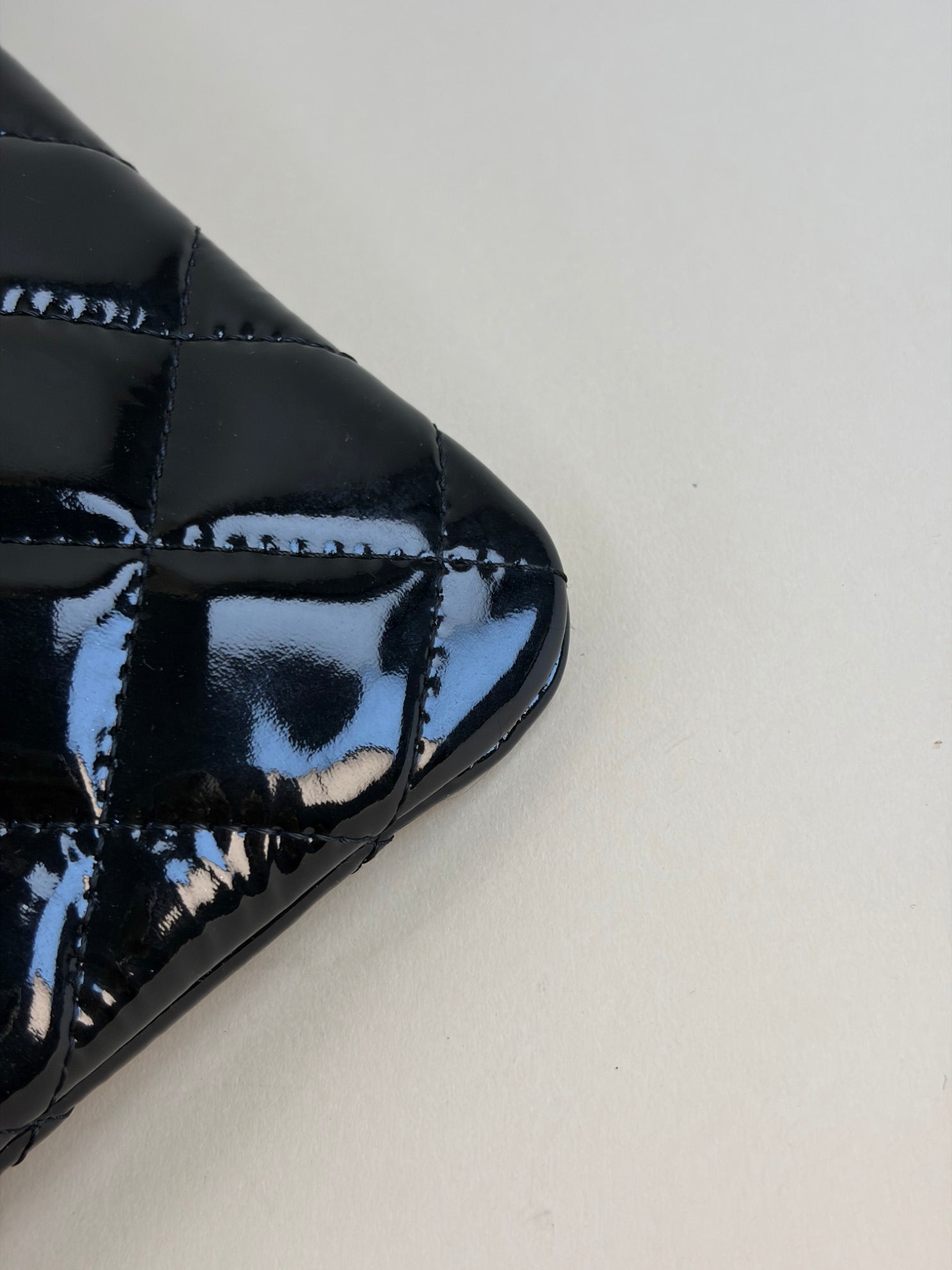 Chanel Black Medium D-Case Zip Pouch